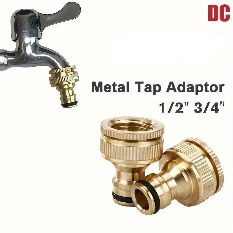 Brass Faucet Tap Connector Mixer Hose Adaptor Quick Connecter 1/2 3/4 Copper Hos