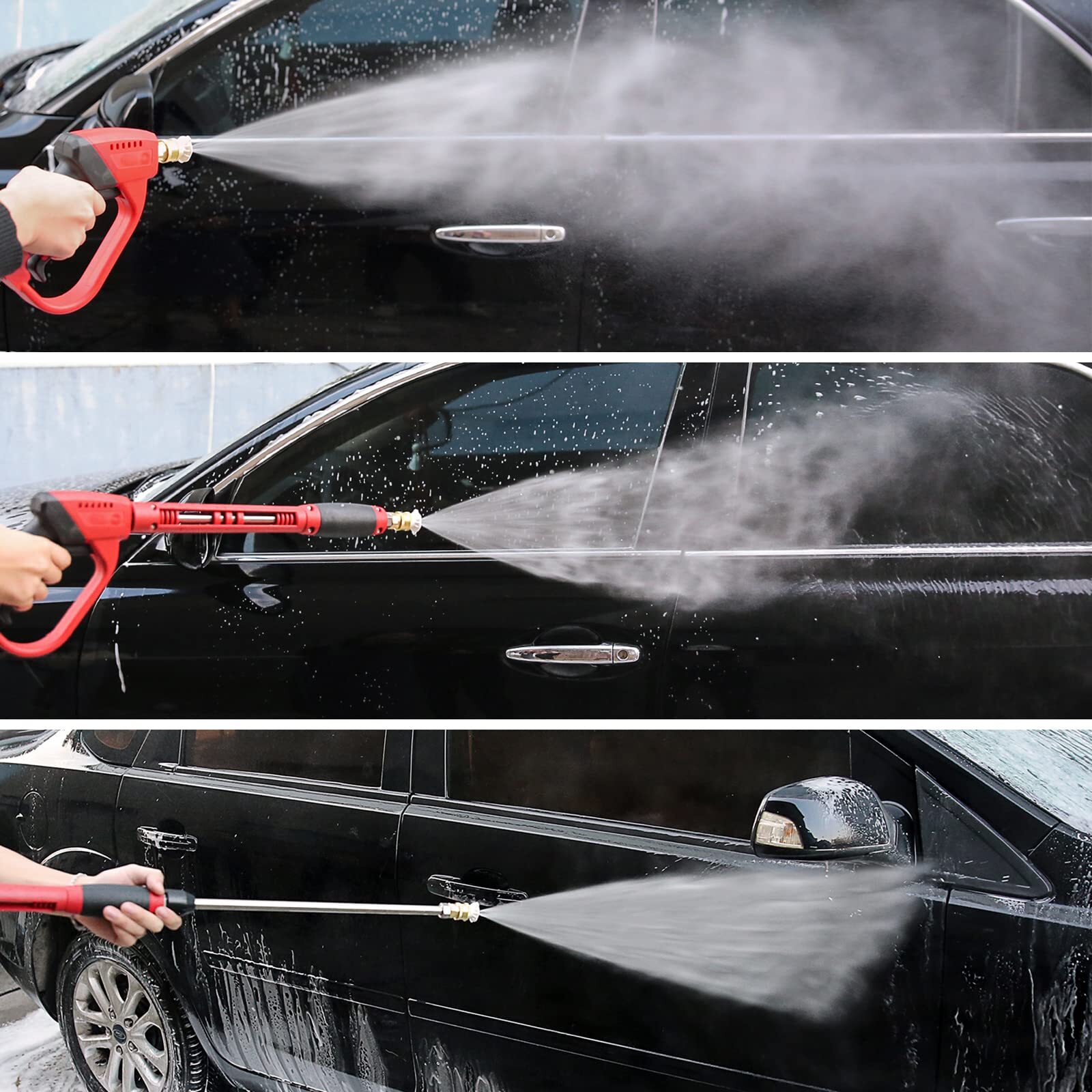 Pressure Washer Gun with Extension Wand M22 5000 PSI 5 Nozzle Tips 47 Inch