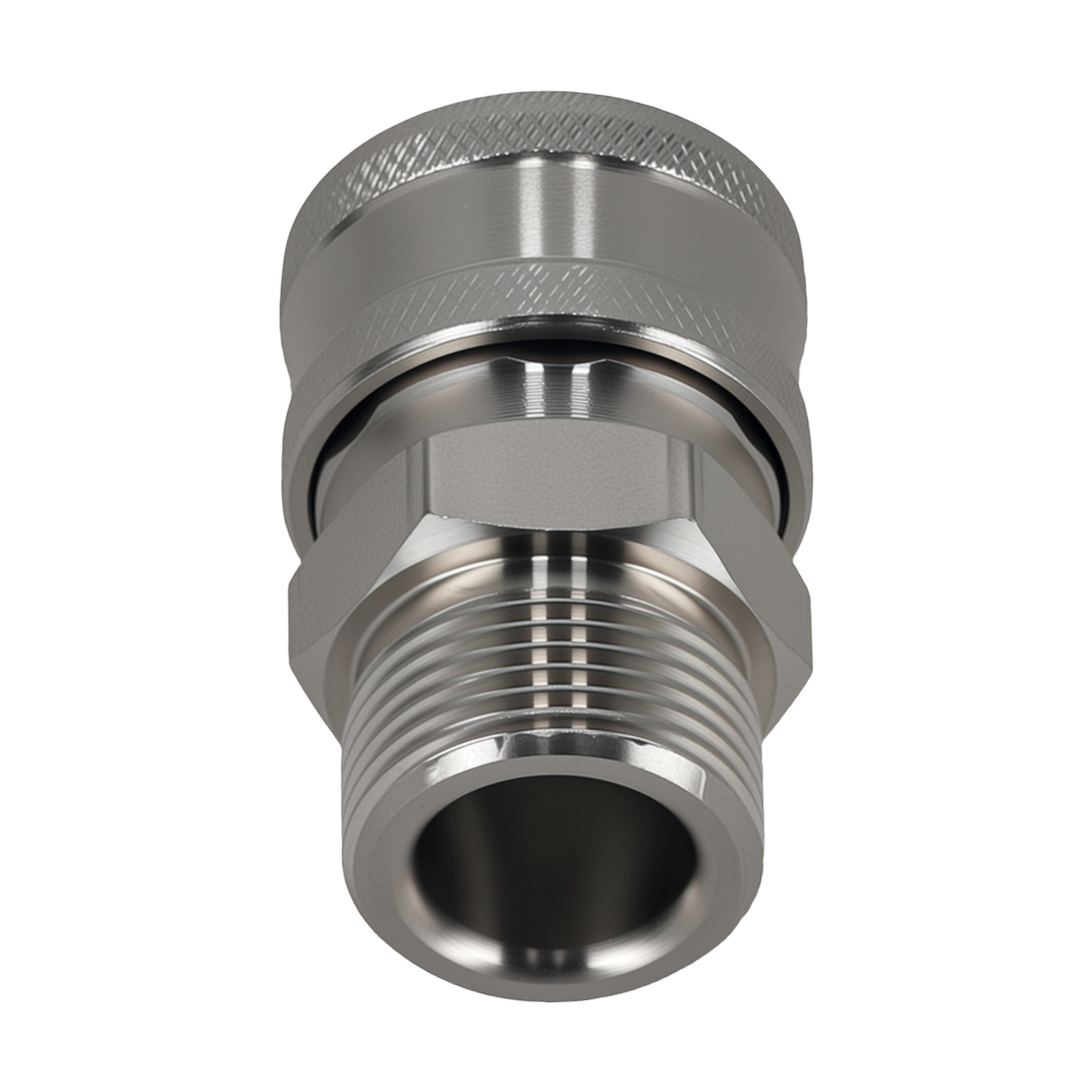 Pressure Washer Coupler Fitting M22-14mm Thread to 3/8″ Quick Connect Stainless
