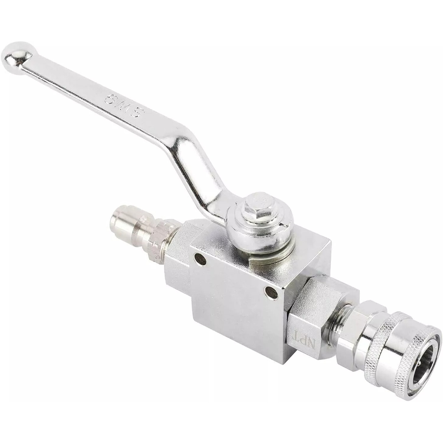 4350 PSI High Pressure Washer Ball Valve Kit with Adapters 3/8″ Quick Disconnect