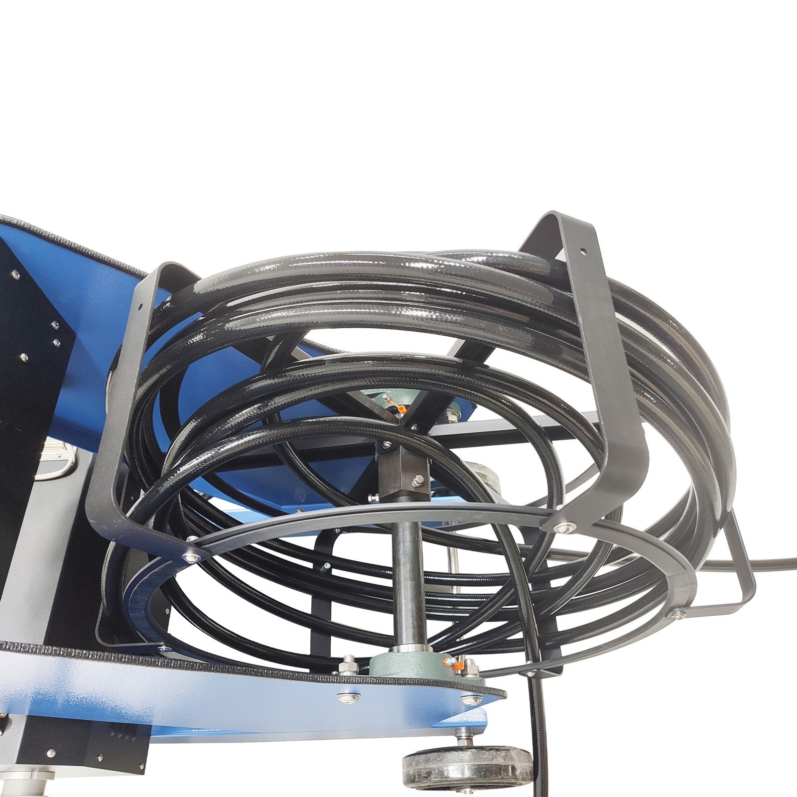 220V Commercial Kitchen Oil Fume Duct Cleaning Machine 6 Brushes suit 100-800mm