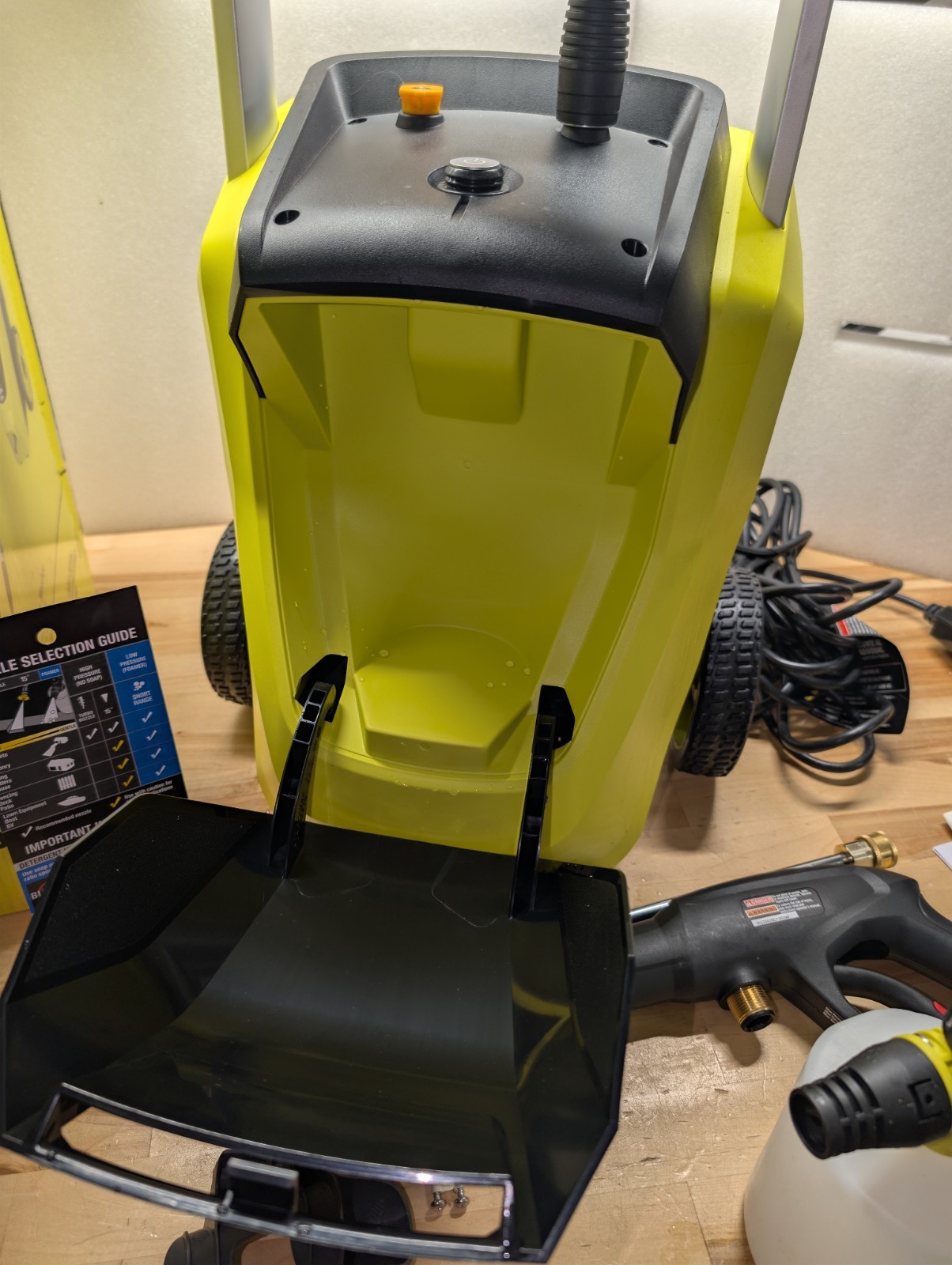 2025 Ryobi RY142012 2100 PSI Corded Electric Pressure Washer with Foamer