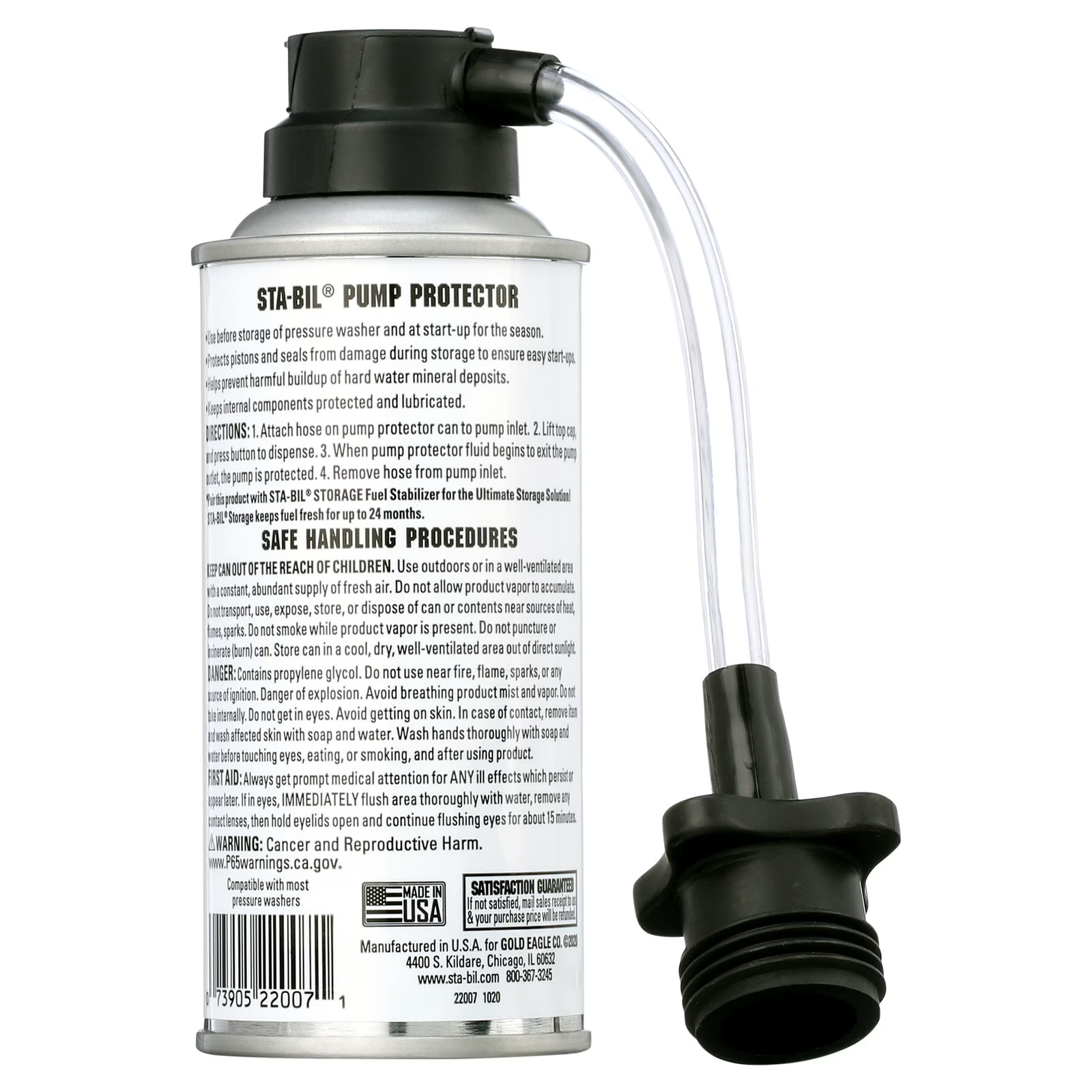 2 PACK-Pressure Washer Pump Protector Pistons Seal Saver Anti-Freeze STA-BIL 4oZ