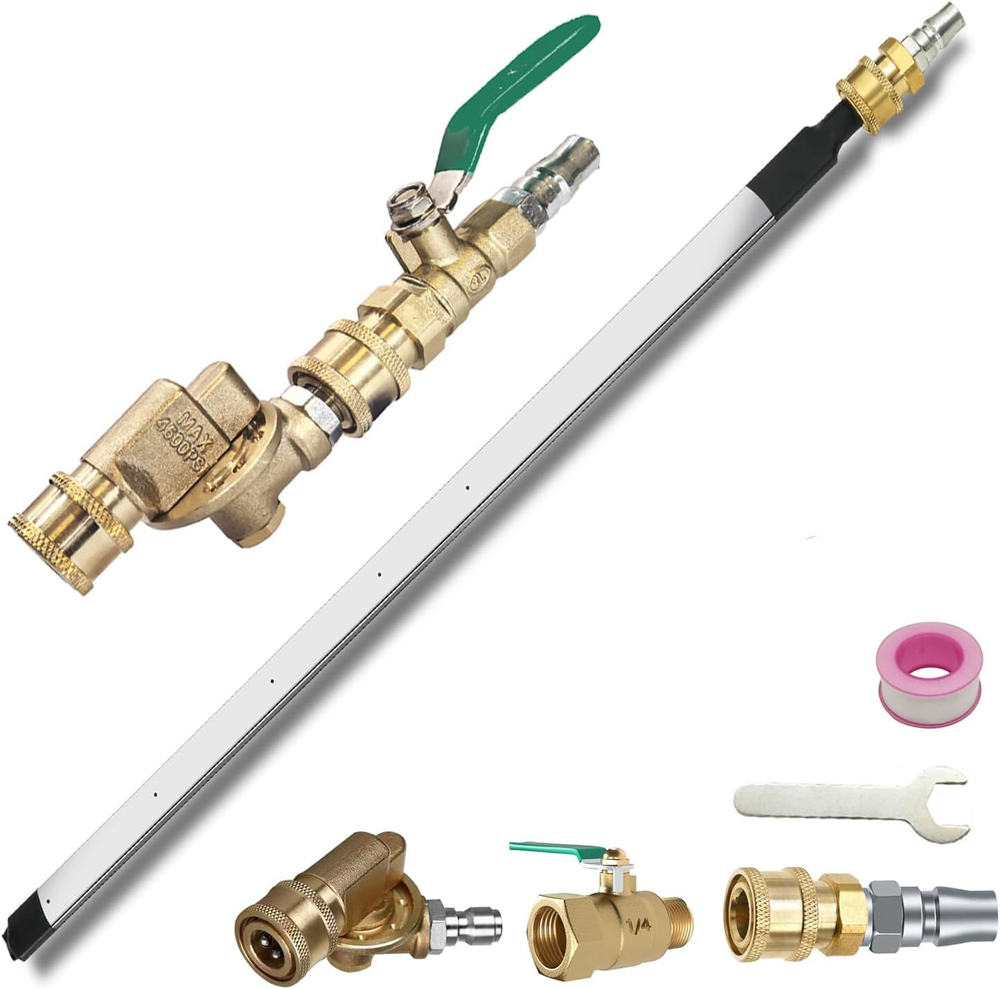 Radiator Cleaning Wand & Car A/C Condenser Cleaner， Engine Cabin Air