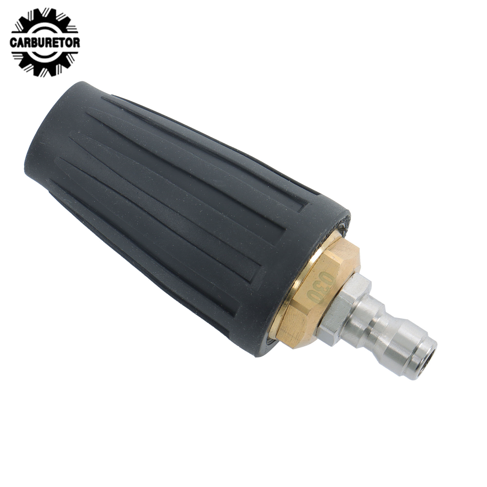 1/4 Inch 3600 PSI W/ 5 Spray Nozzles Rotating Turbine Nozzle Set Quick Connect