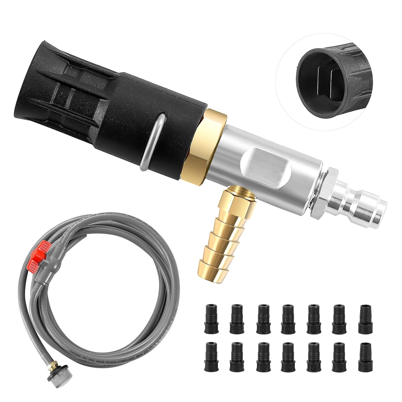 FIXFANS Adjustable Long Range Nozzle Pressure Washer