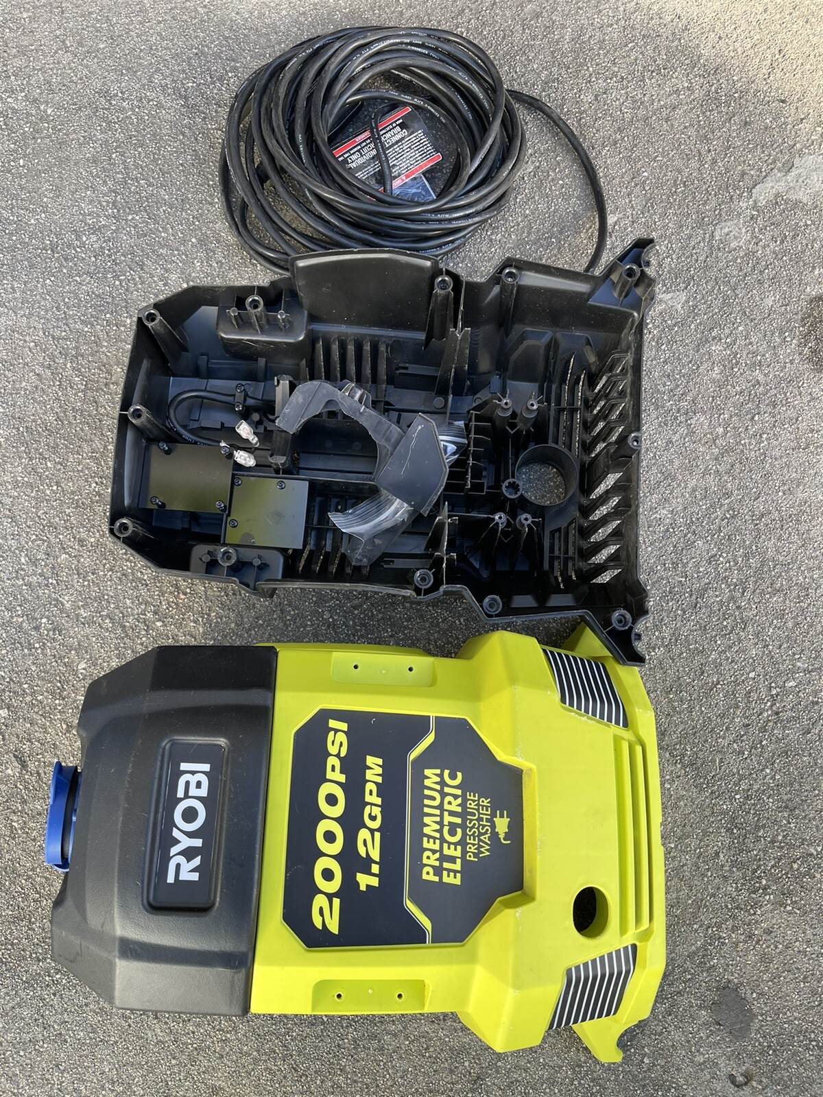 Ryobi RY142022VNM 2000 PSI Cold Water Pressure Washer Plastic Housing Only
