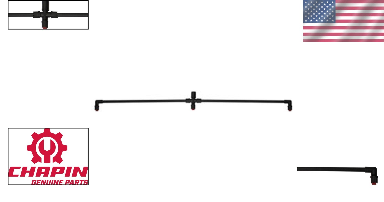 Poly Boom Wand 3 Nozzle 12×5.9×23.2 Inches Garden Sprayer Accessory