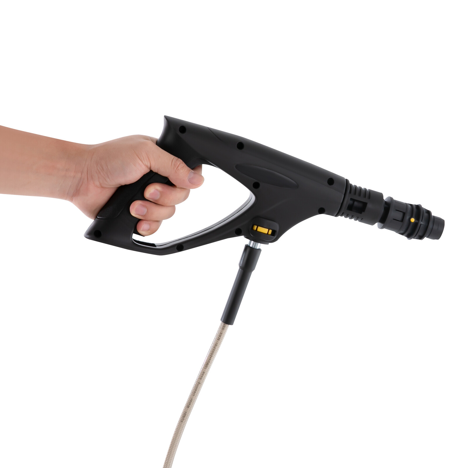 Yellow Black Electric Pressure Washer Portable Small DIY Patio Car Cleaner