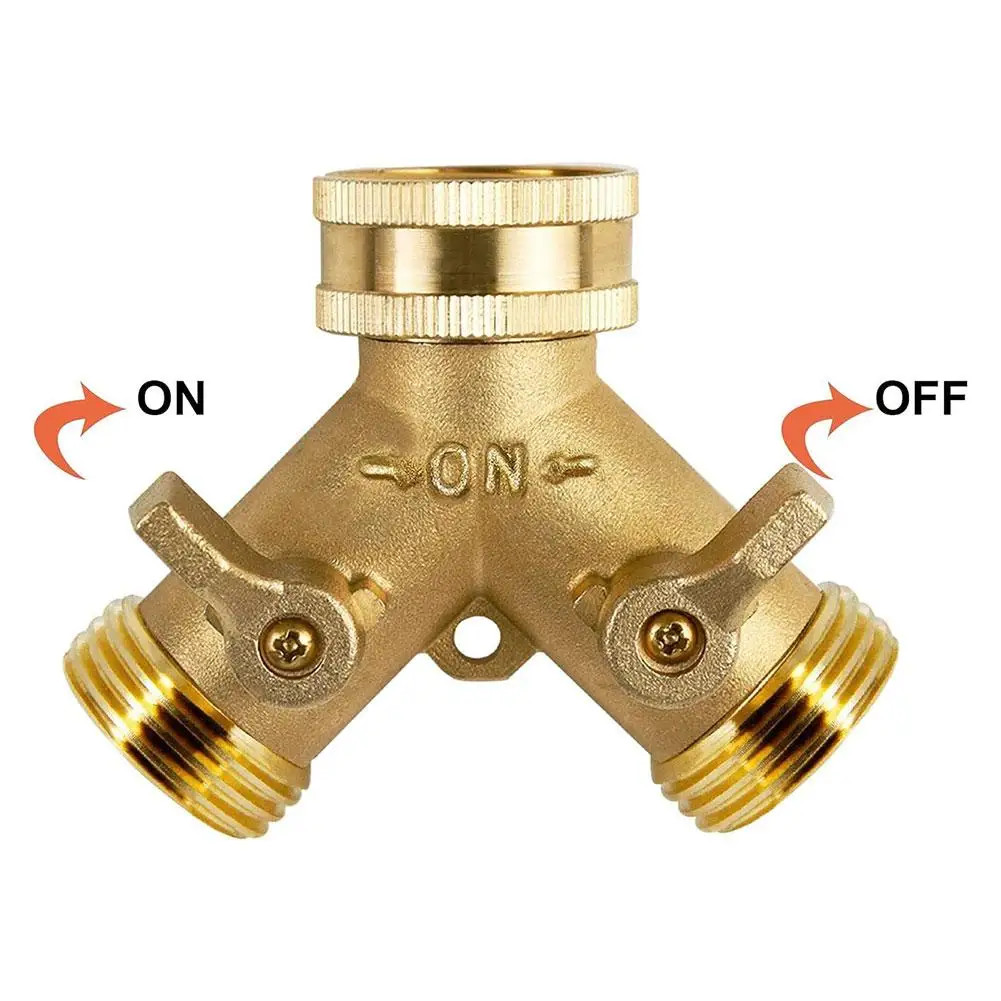 Brass Faucet Tap Connector Mixer Hose Adaptor Quick Connecter 3/4 Copper Hose Co