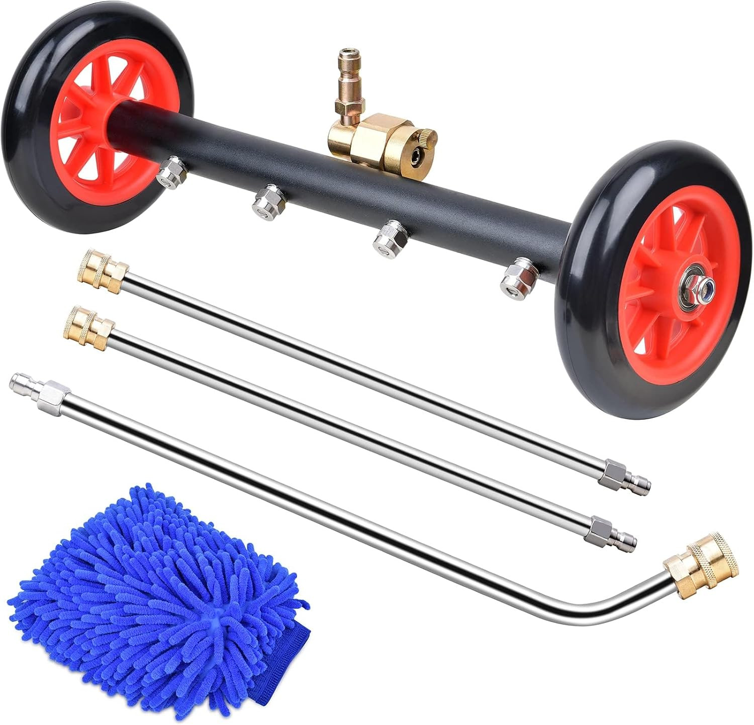 2-In-1 Undercarriage Pressure Washer Attachment, 16″ Pressure Washer Undercarria
