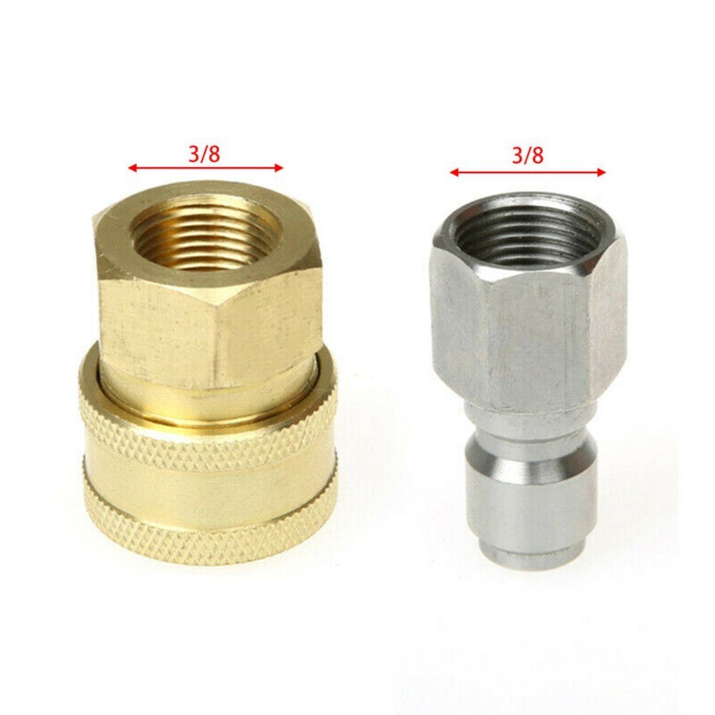 Reliable G3/8 Male And Female Coupling For Pressure Washer Hose Connections