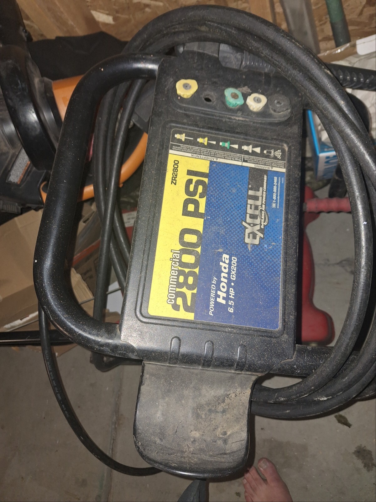 Honda6.5 HP . GX200ZR2800commerciall2800 PSIPressure Washer