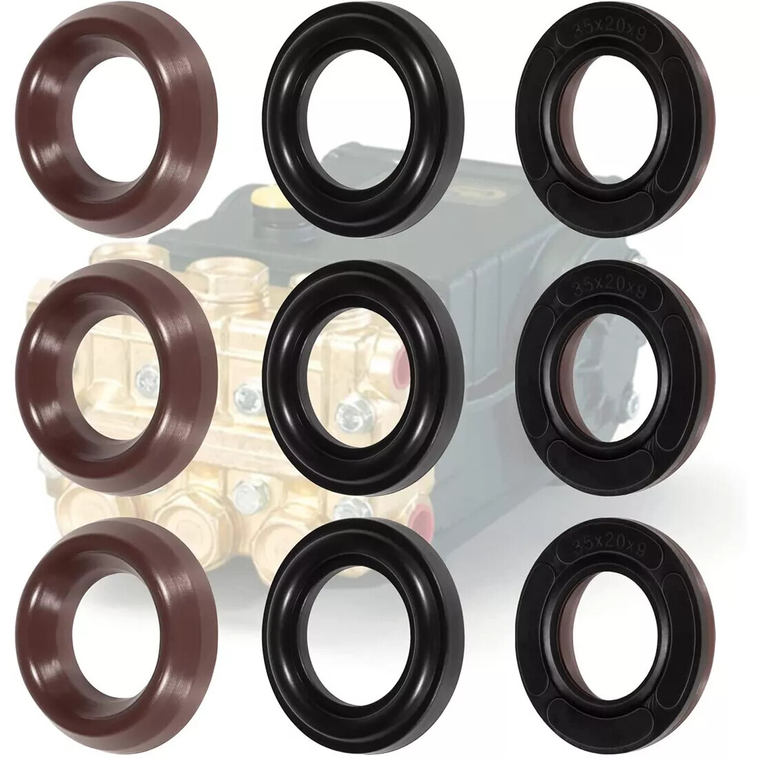 General Pump Replacement Seal Packing Kit K69 for Interpump TS2021 & TS1511