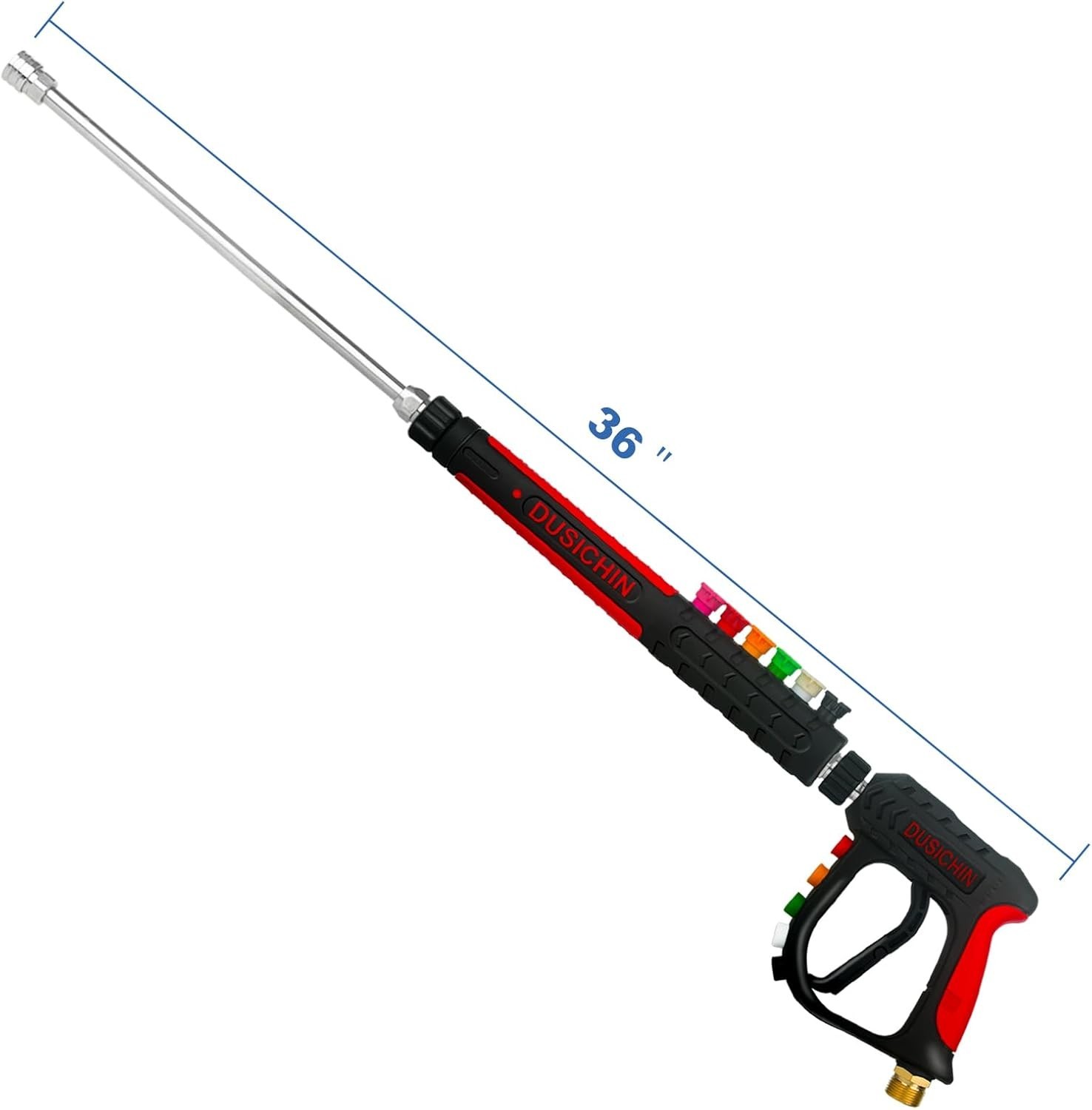 Versatile 36-Inch Pressure Washer Lance – 3000 PSI with Quick Connect Nozzles