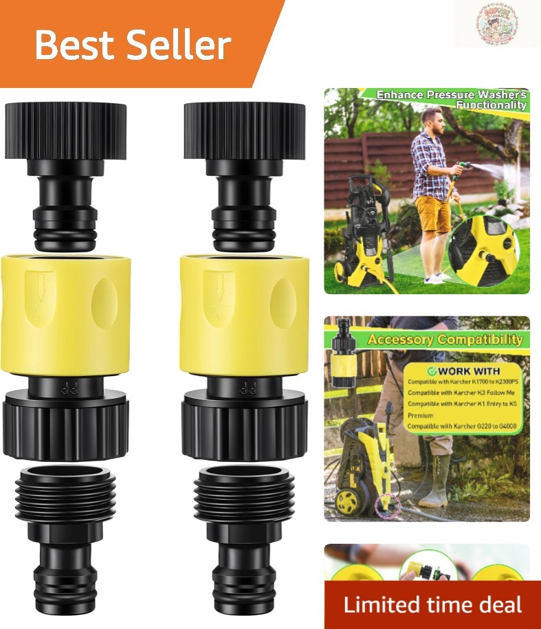 Quick Connect Garden Hose Adapter Kit for Karcher K1-K5 Series – Durable Choice