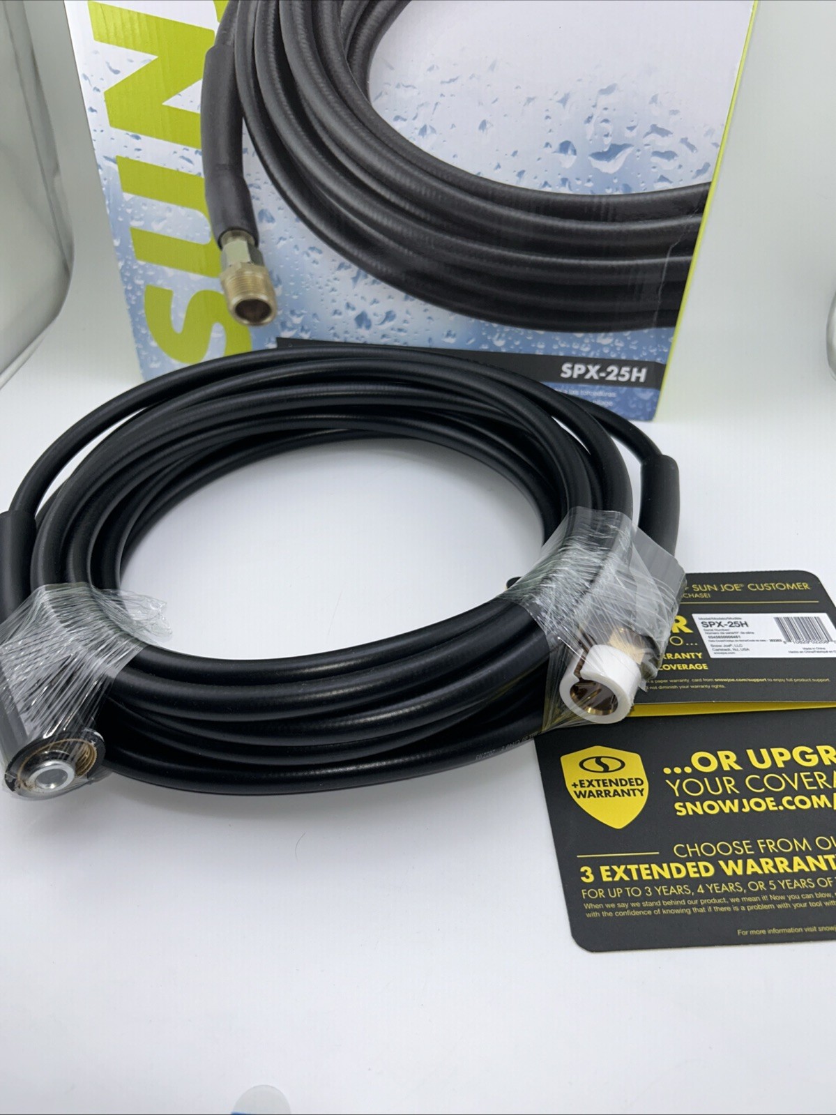 Heavy Duty 1/4″ x 25FT Pressure Washer Extension Hose for Sun Joe SPX 25H