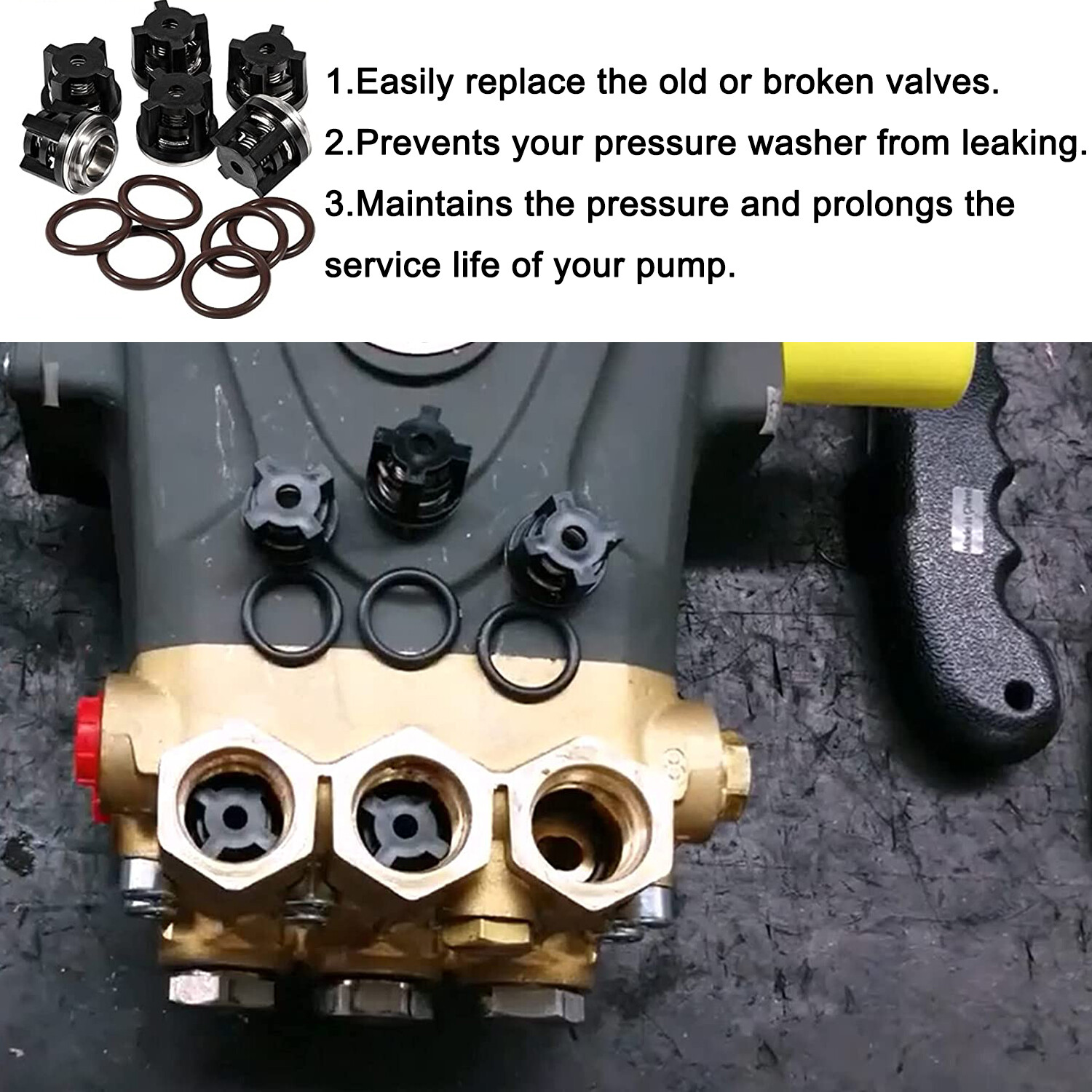 AR1828 Check Valve Kit &AR1857 Pressure Washer Packing Kit for Annovi Reverberi