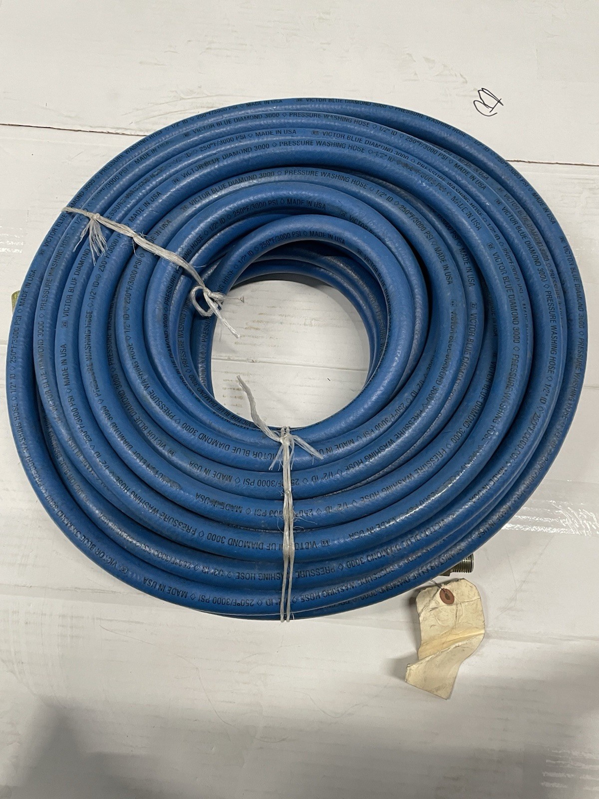 1/2” Legacy 100ft High-Pressure 3000 PSI Blue Hose With Swivel 1 End Made In USA