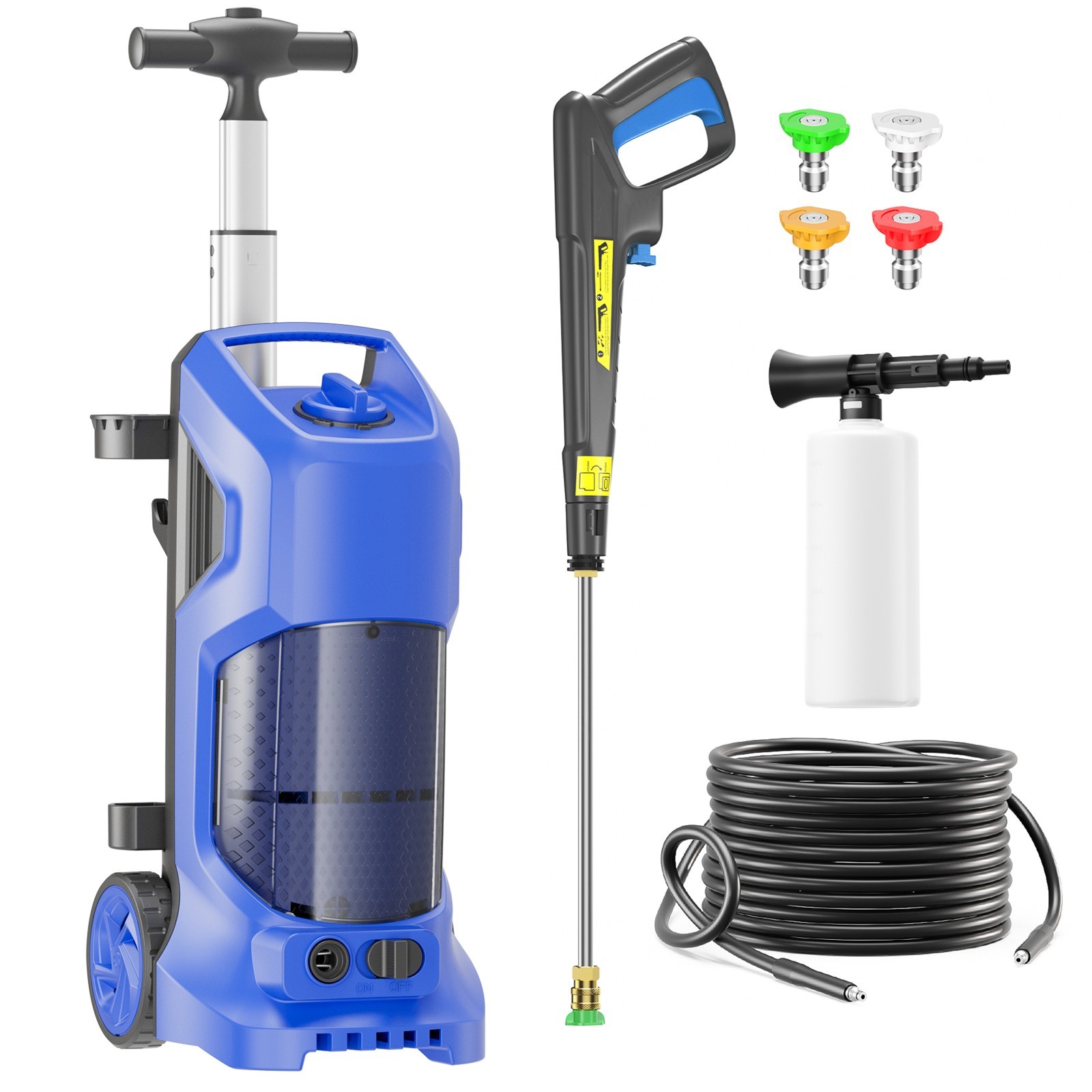 Pressure Washer 4200PSI 3.6GPM, Steel Lance, Total Stop System, for Garden