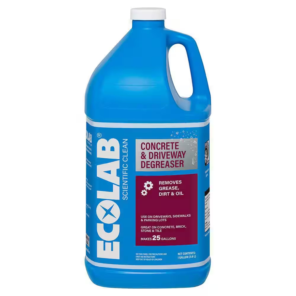 1 Gal. Concrete and Driveway Degreaser Concentrate Pressure Wash, Dissolves Grea