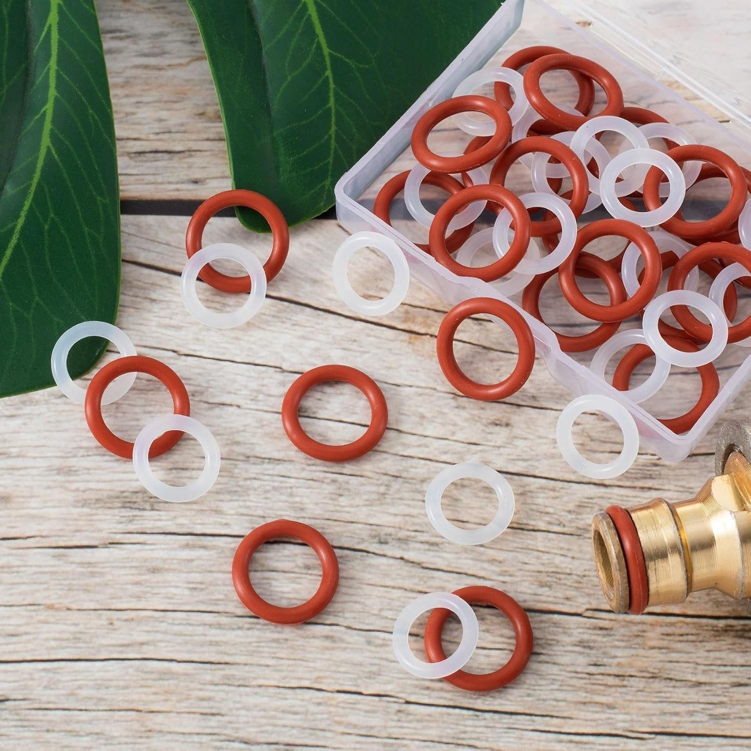50 Pack Silicone O-Rings Power Pressure Washer Replacement for 1/4 inch, 3/8 …