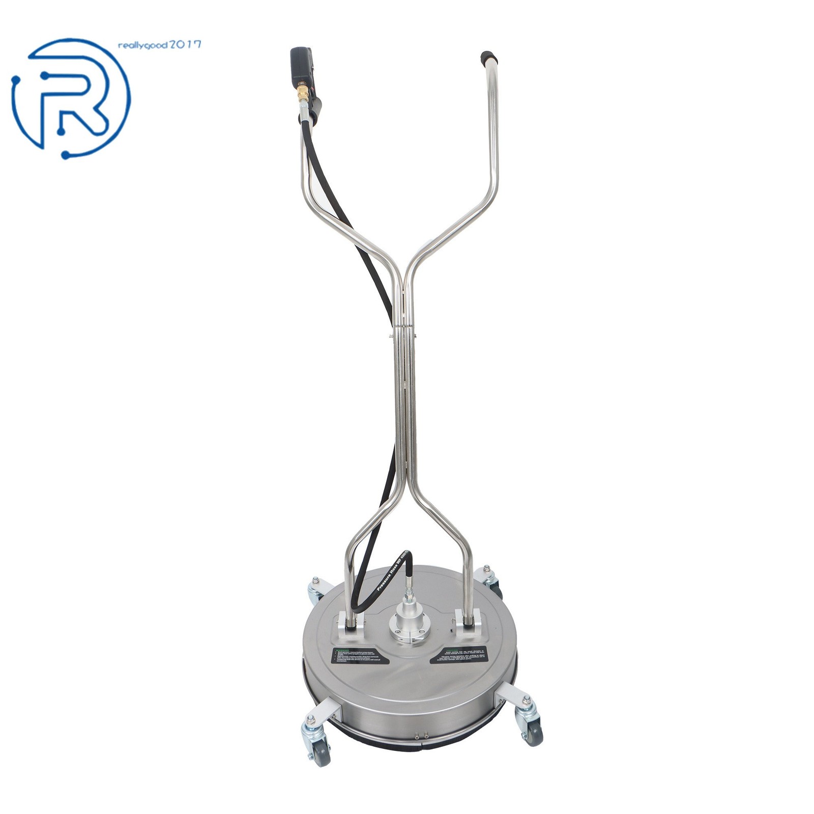 20″ Pressure Cleaner Quick Connect Surface Cleaner 6000 psi w/ Handles & Wheels