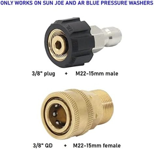 Complete 6-Piece High-Pressure Quick Release Set for Sun Joe & More – 5000 PSI