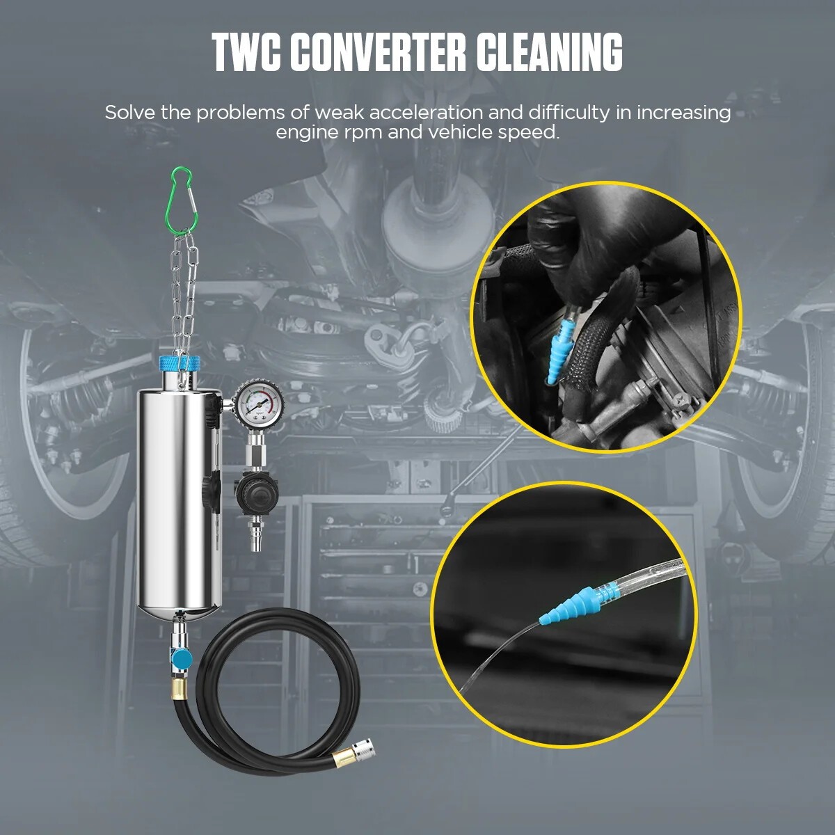 Petrol Car Injector Cleaner Gasoline Nozzle Flushing Petrol EFI Throttle Tools