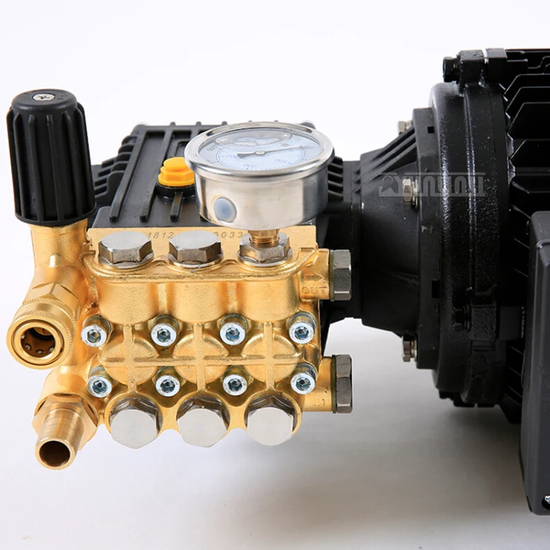 High Pressure Washer Motor Plus Pump Head Car Wash Booster Piston Pumps