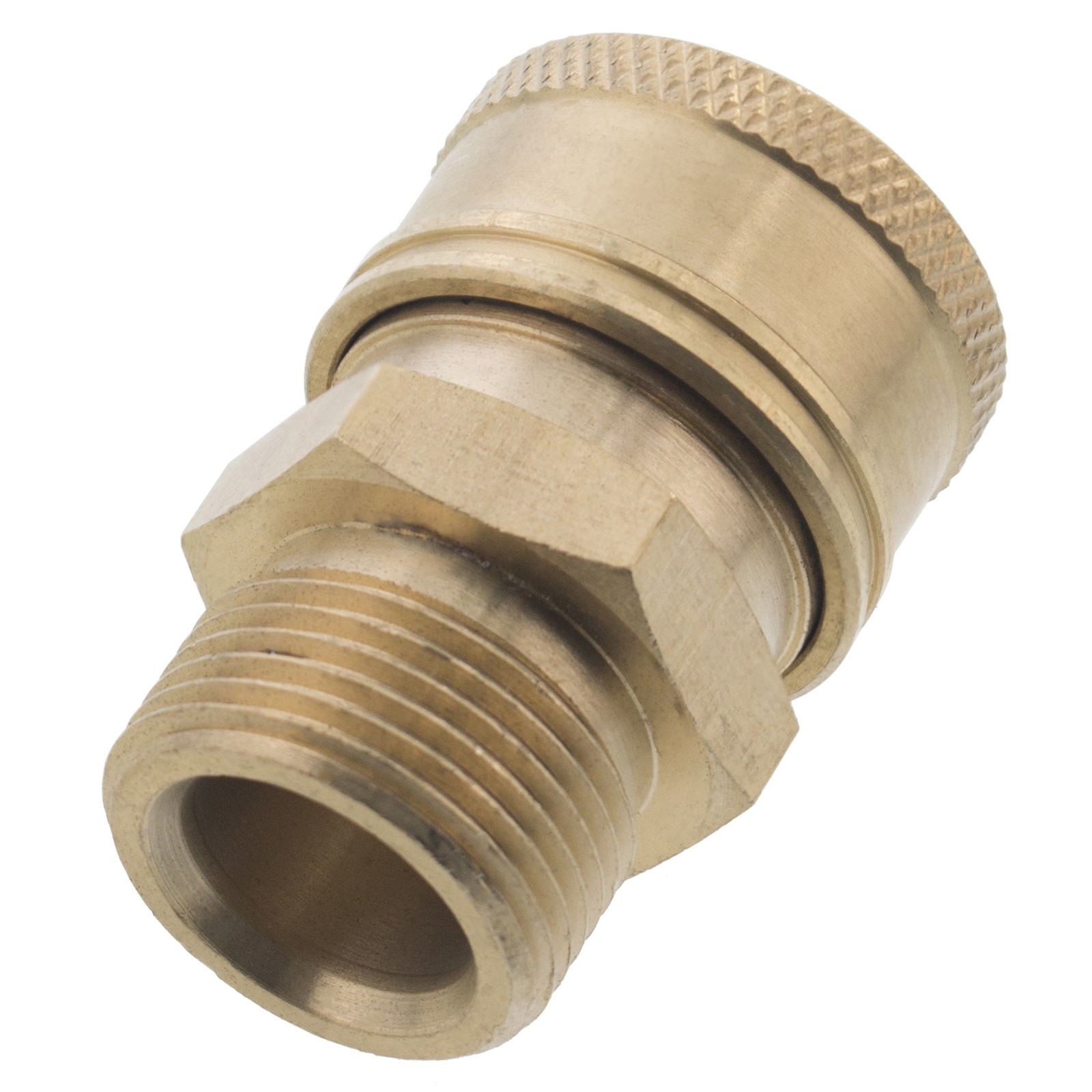 Erie Tools Pressure Washer M22 Male NPT to 3/8″ Quick Connect Socket Coupler