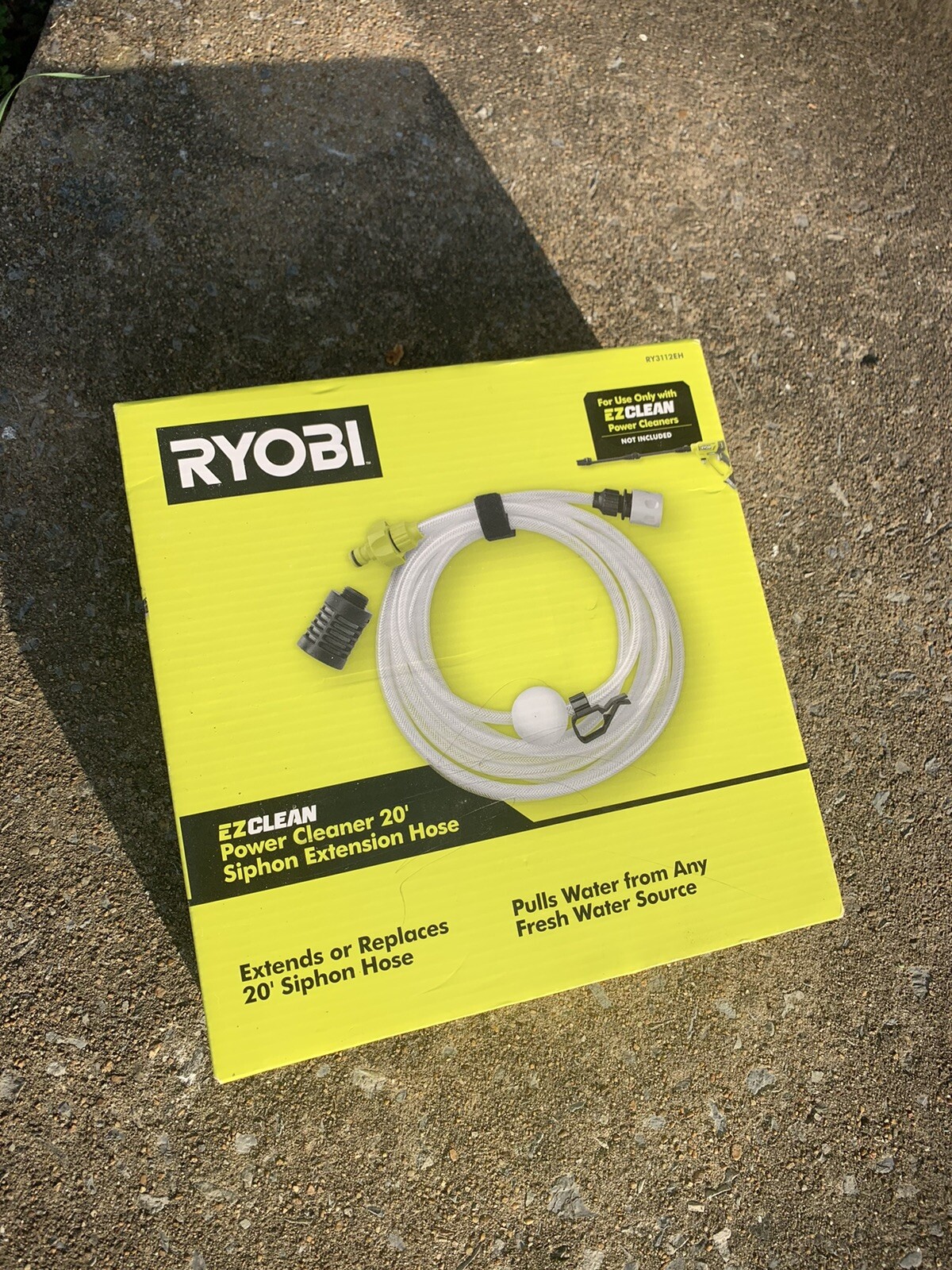 RYOBI40V HP Brushless EZClean Cordless Battery Water Power Cleaner + hose