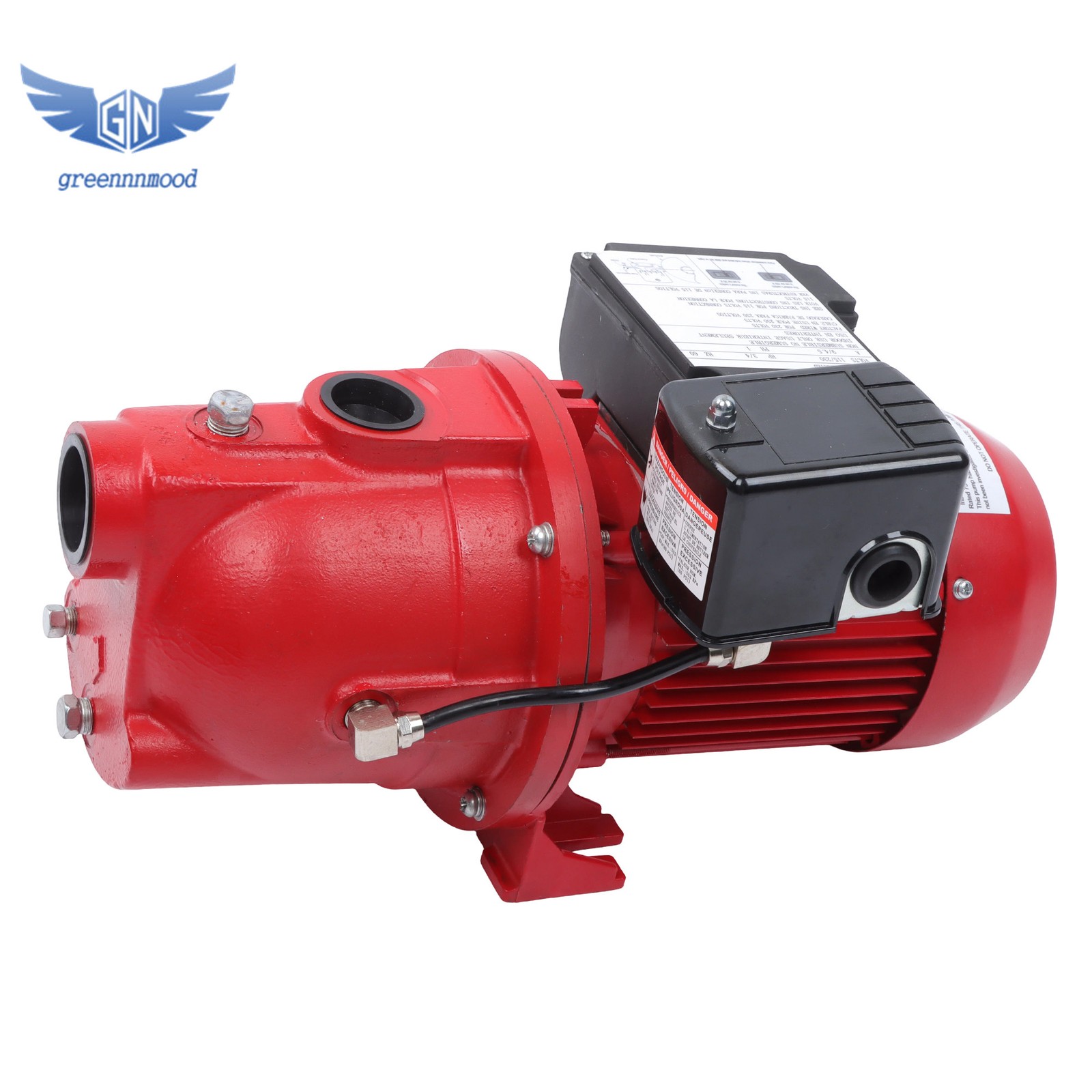 3/4 HP, 13 GPM Dual Voltage (115/230 Volts) Shallow Well Jet Pump, Red 97080701