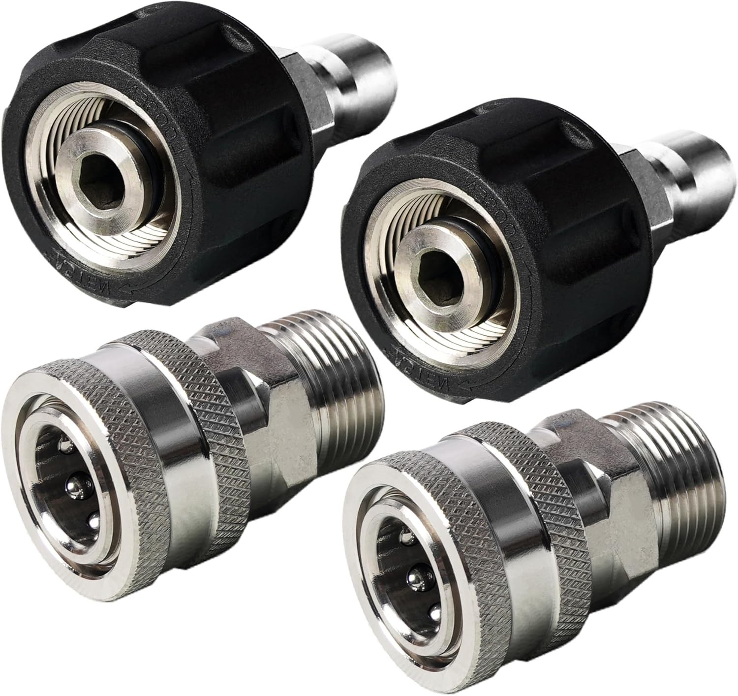 Ultimate Quick Disconnect Kit for Pressure Washers – M22 14mm & 3/8′ Connectors