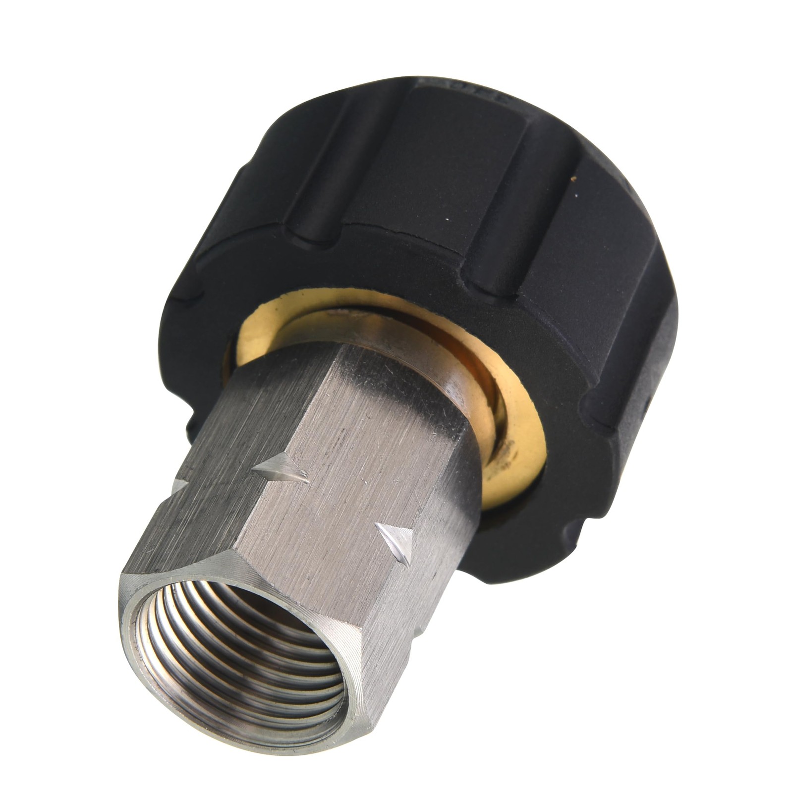 Pressure Washer Adapter M22 Female to 3/8 Inch Female NPT Fitting 4500 PSI