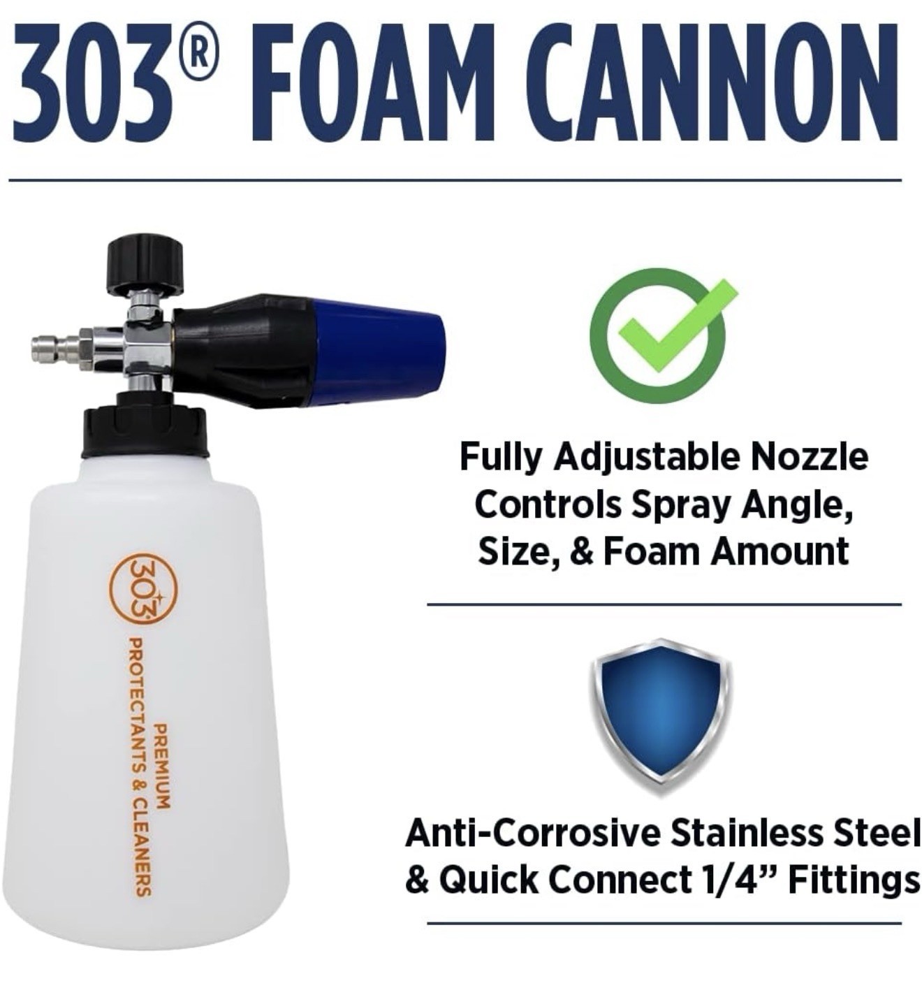 303 Products 39030 Foam Cannon for Pressure Washer – Wholesale Lot Of 4