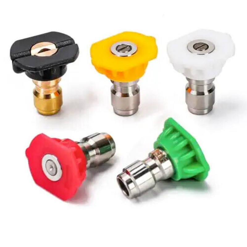 5X Quick Connect 1/4″ Set Pressure Washer Spray Tips Nozzles High Power Kit