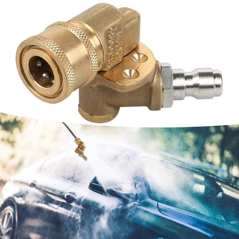 Stable Rotary Coupler Brass Joint 1/4inch for Pressure Washer Nozzle Application