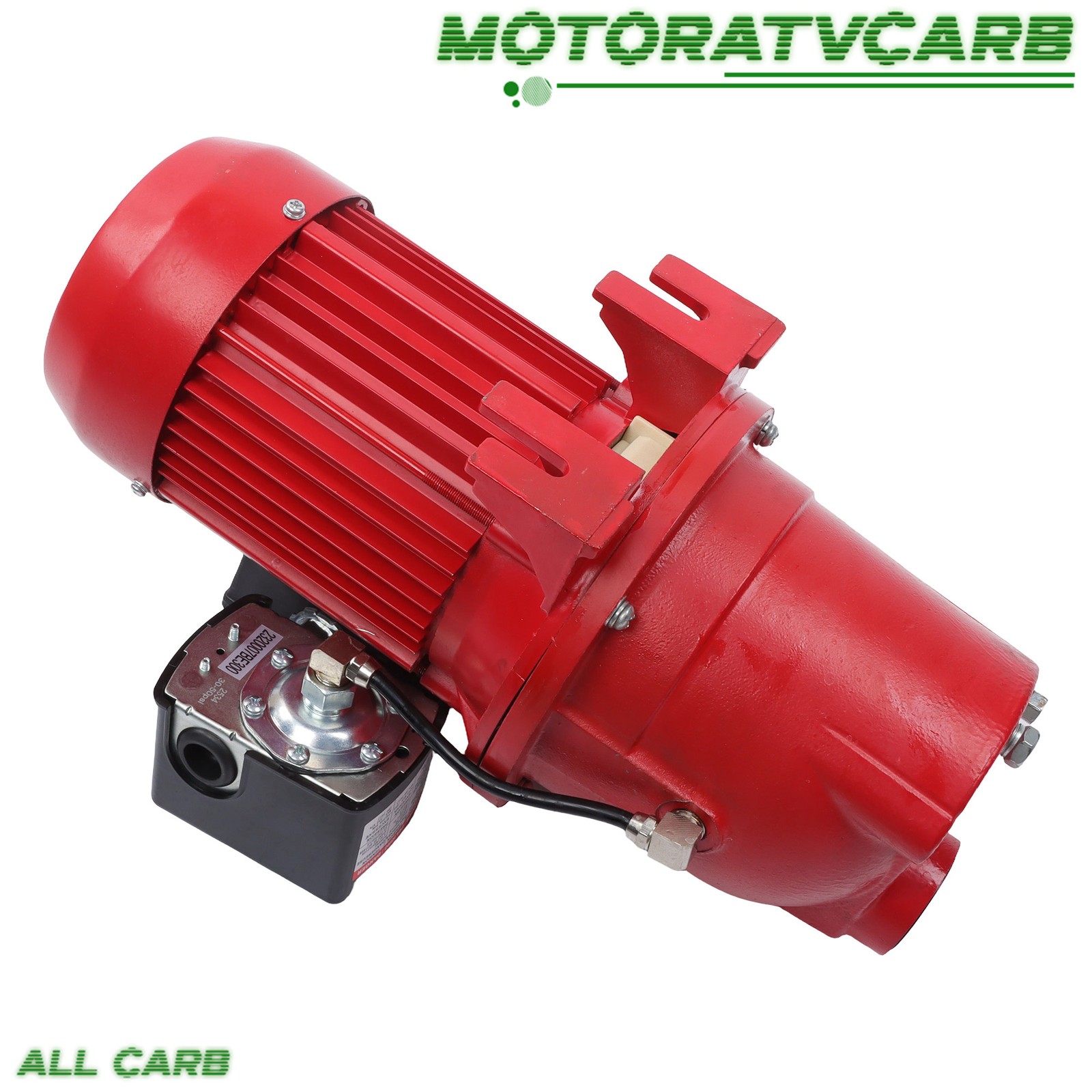 ALL-CARB 97080701 3/4 HP, 13 GPM Dual 115/230v Cast Iron Shallow Well Jet Pump
