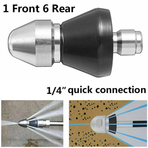 Sewer Cleaning Tool High-pressure Nozzle 5000psi High-pressure Sewer PipeCleaner
