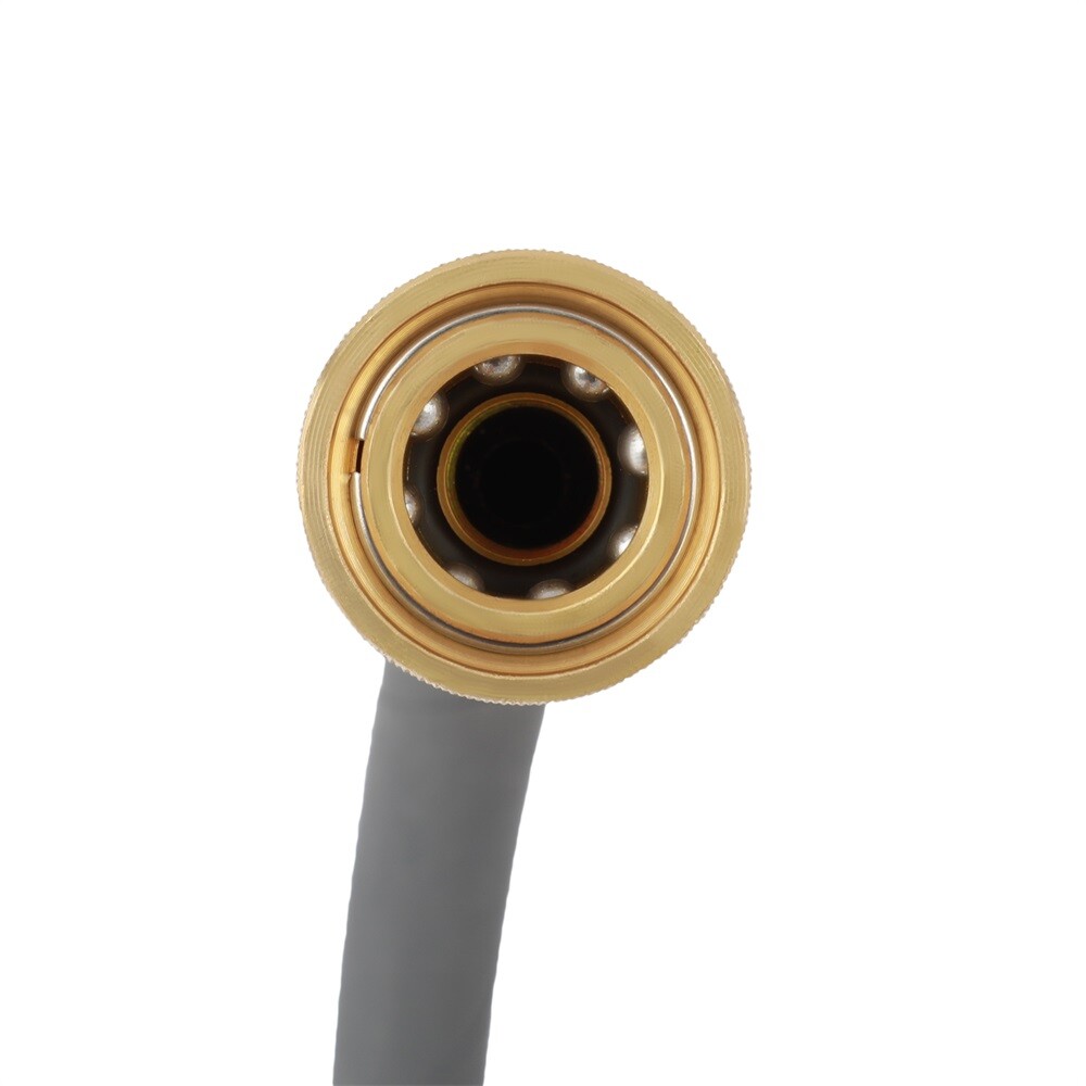 4000 PSI 50 ft / 100 ft 3/8″ Pressure Washer Hose Non-Marking Gray With Couplers