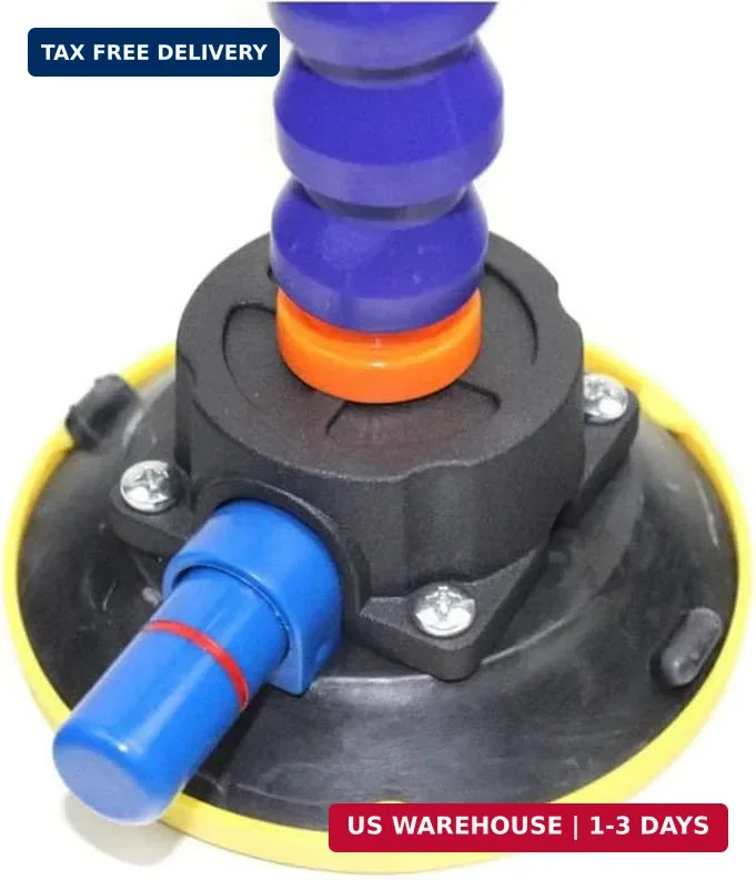 4.5 Inch Rubber Vacuum Suction Cup with Polycarbonate Accessory Mount (4.5″ Suct