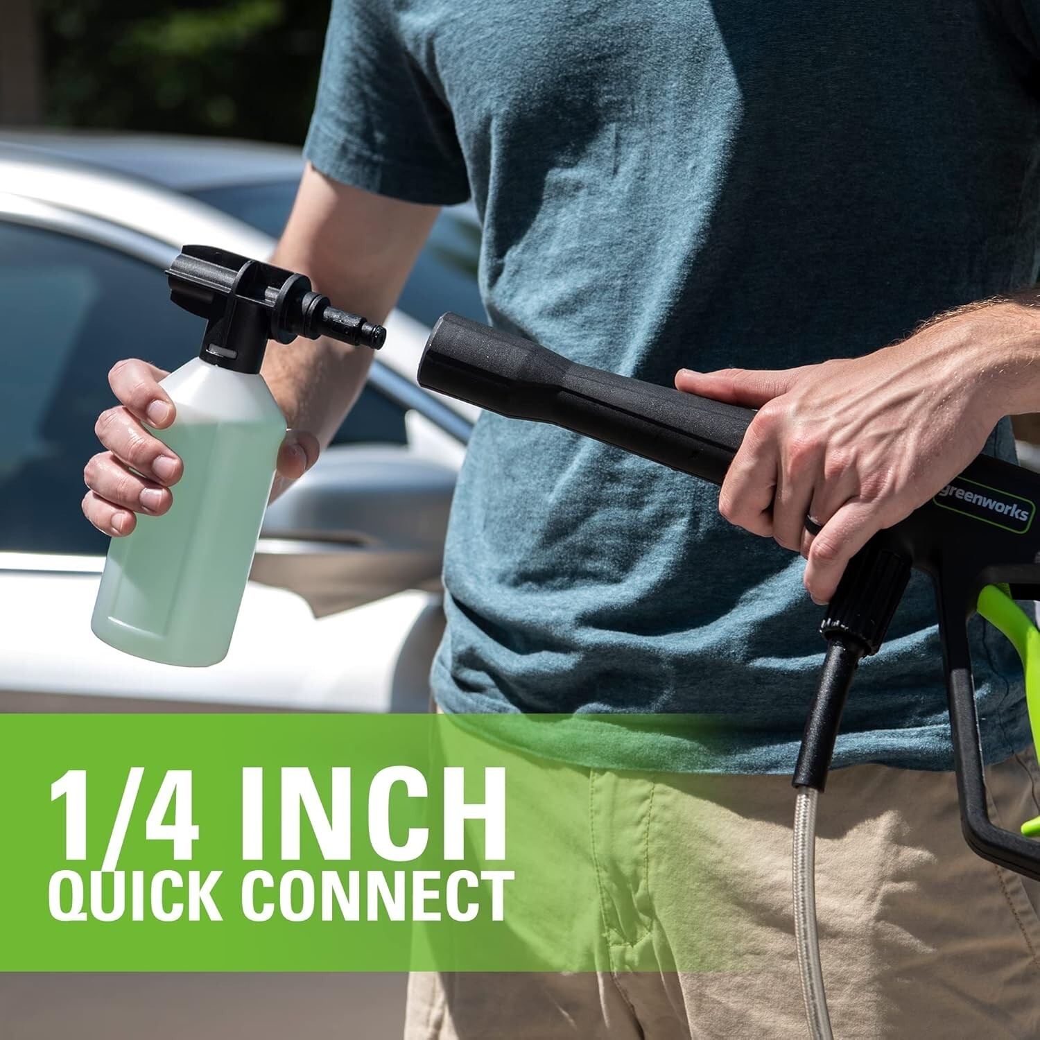Versatile Greenworks 1800 PSI Pressure Washer – Includes Quick Connect Nozzles