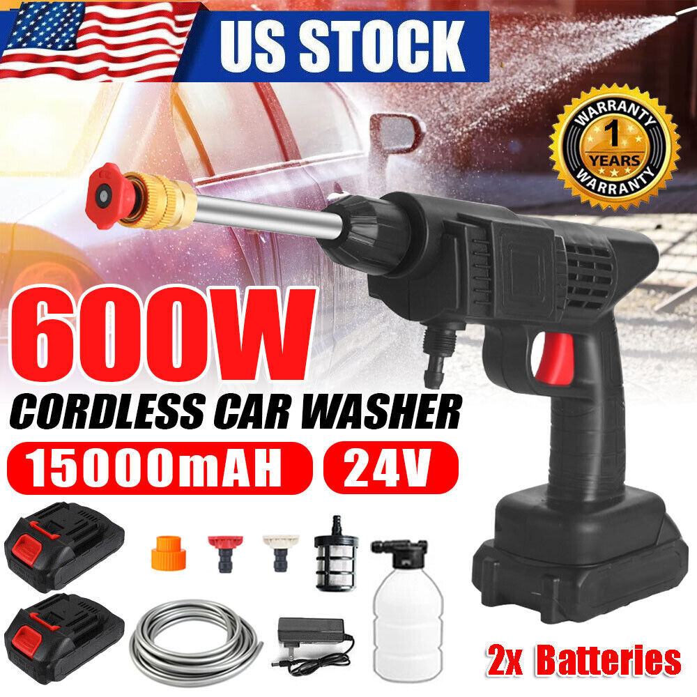600W Electric High Pressure Water Spray Car Gun Portable Washer Cleaner Yard