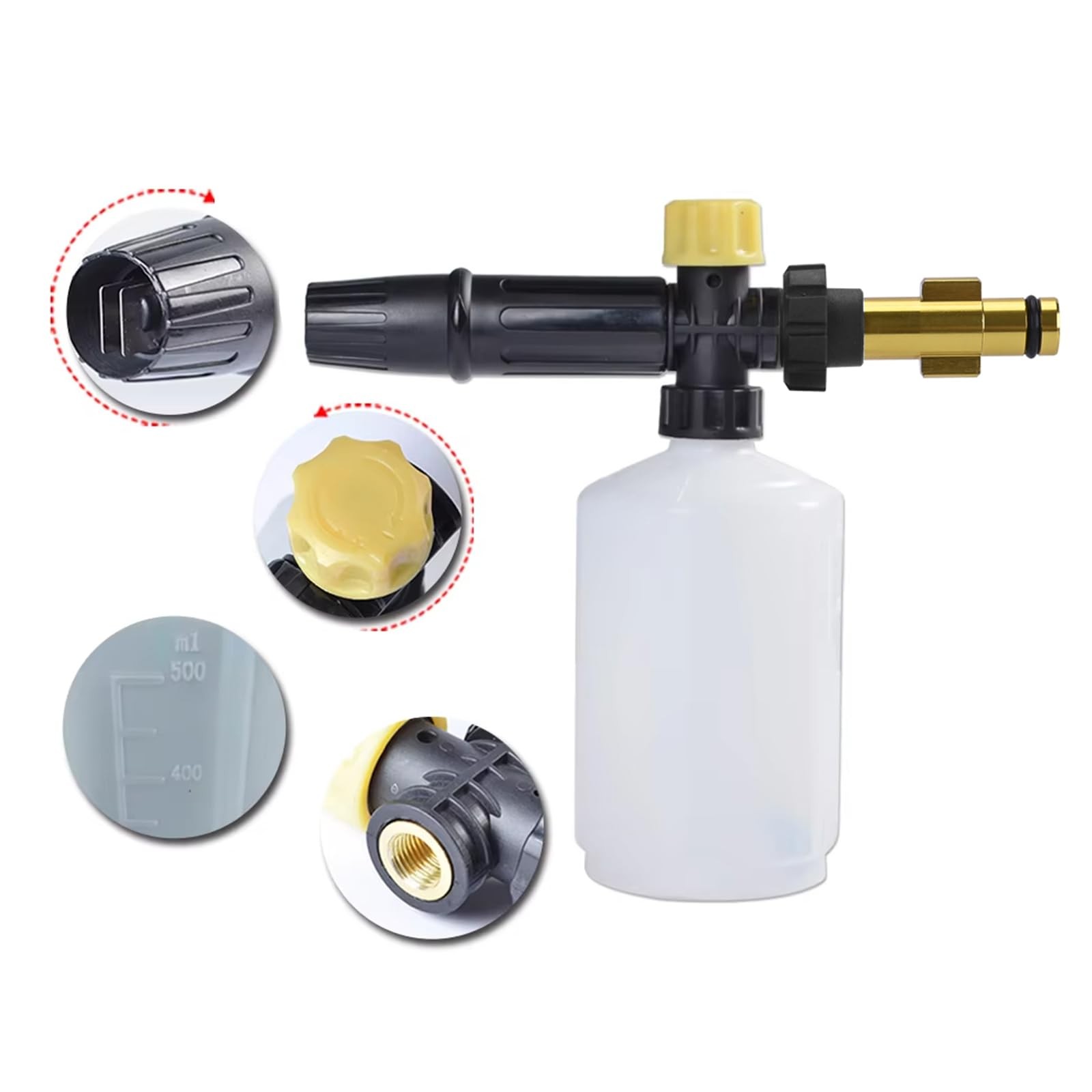 BEARFORCE Electric Pressure Washer DIY Foam Cannon with Connector, Power Wash…