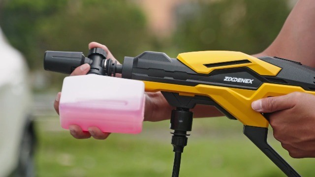 800 PSI Cordless Portable Washer – Handheld 6-in-1 Nozzle, Adjustable Pressure f
