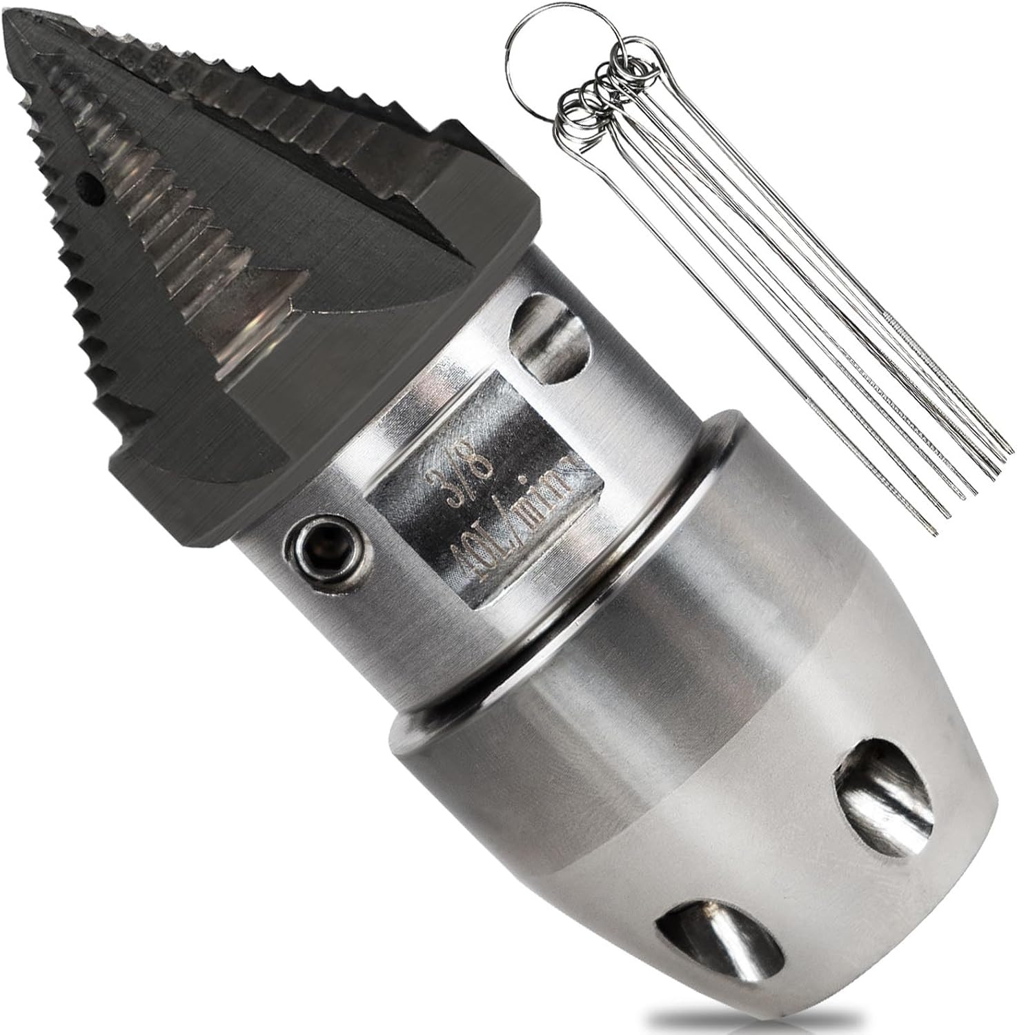 3/8 Npt Sewer Jetter Nozzle for 2900 PSI, 40 L/Min Pressure Washer – Stainless S