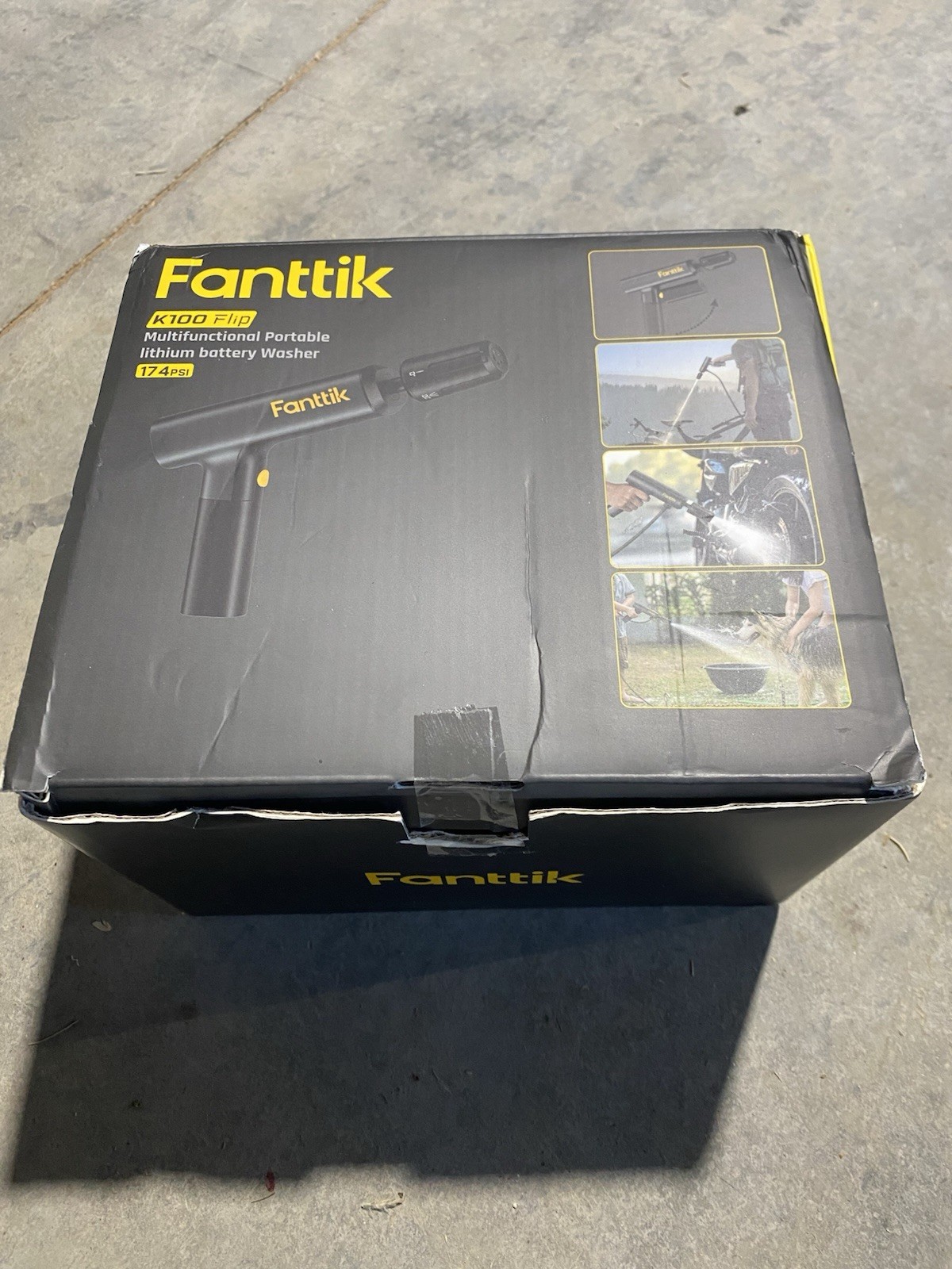 Fanttik K100 Flip Cordless Portable Sprayer Foldable 5-in-1 Nozzle 174 PSI – NEW