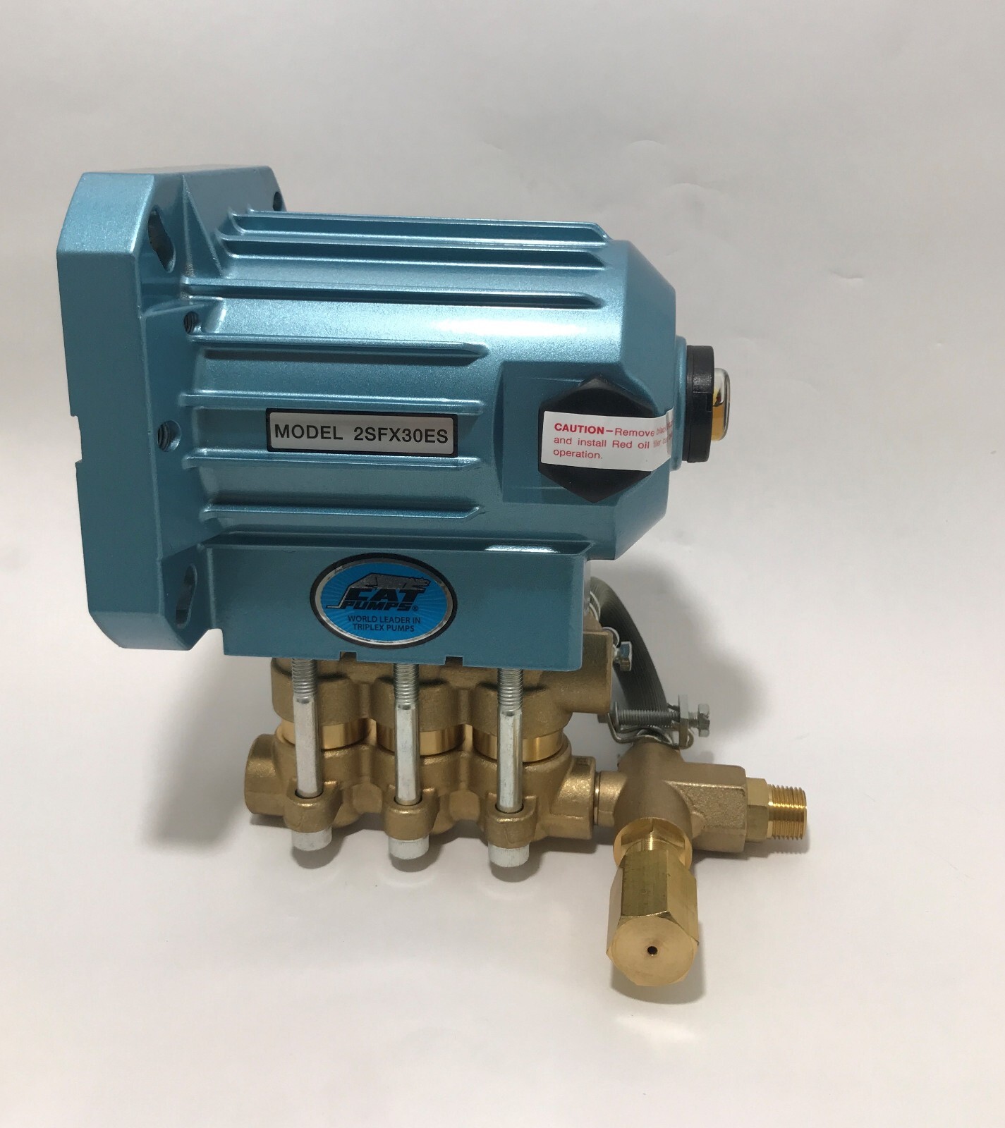 CAT 2SFX30ES PLUNGER PRESSURE PUMP 3 GPM 1500 PSI 3450 RPM 3/8″ ELECTRIC SHAFT