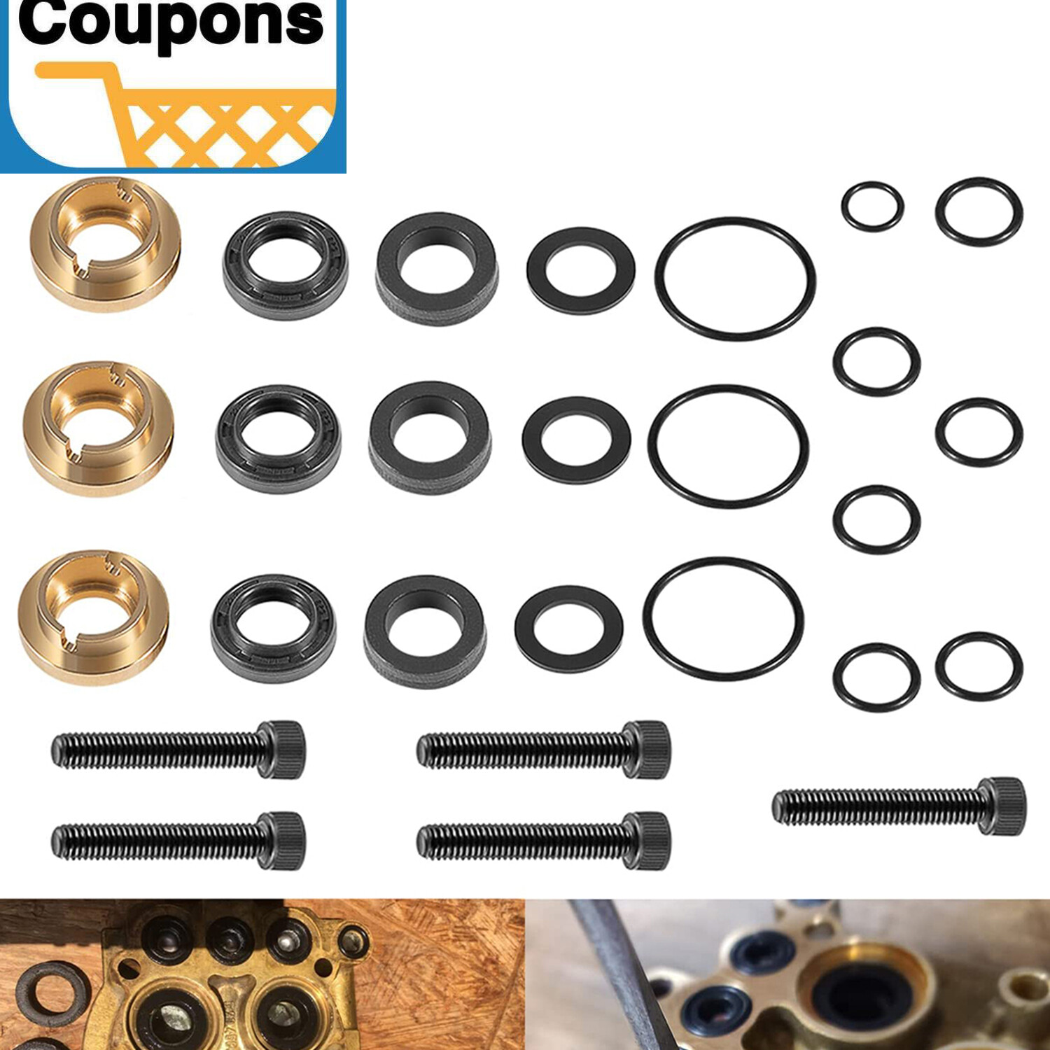 190595GS Pressure Washer Seal Kit For Briggs & Stratton Pumps 580752550